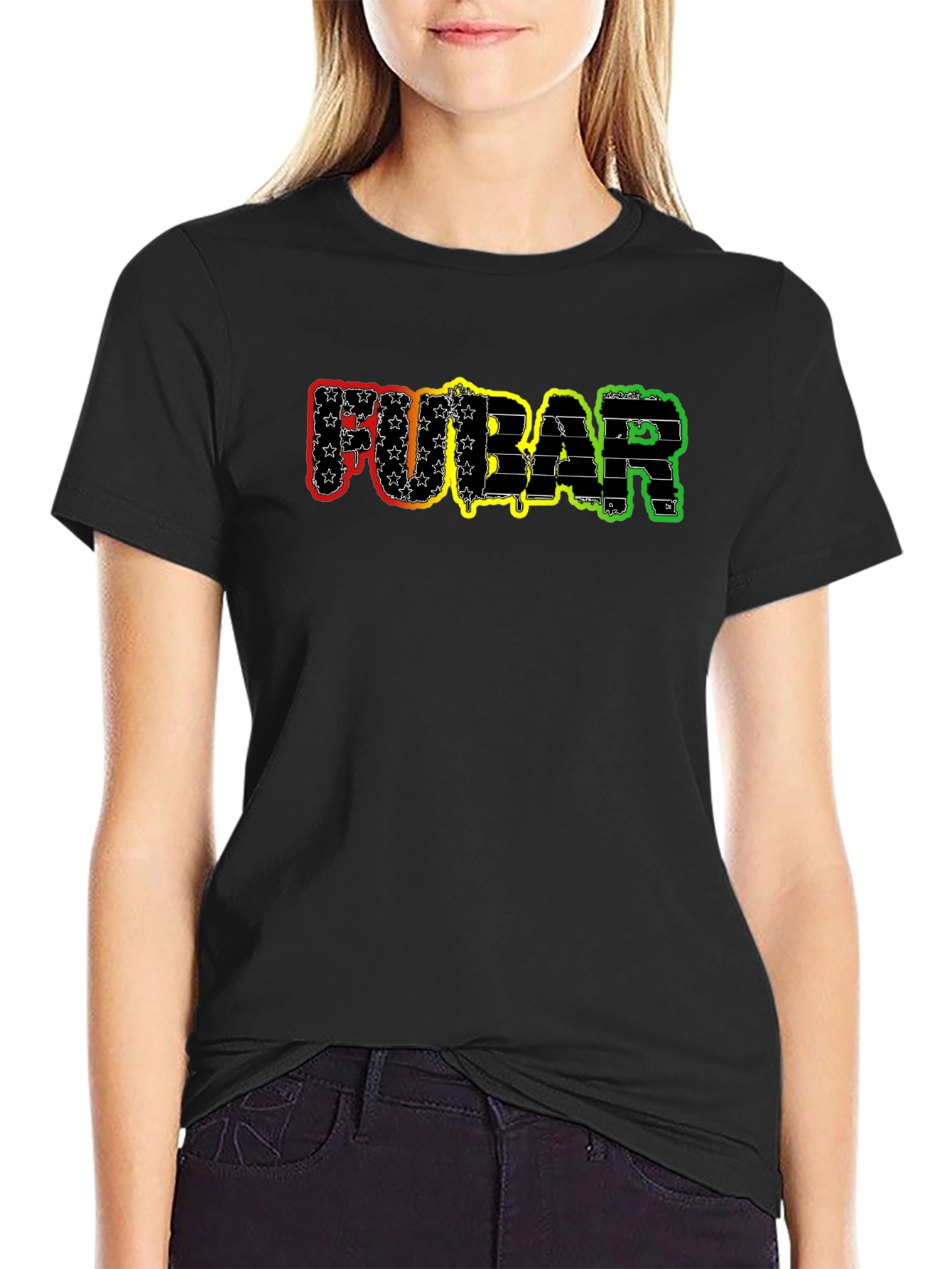 FUBAR Graphic Tee - Black Crewneck