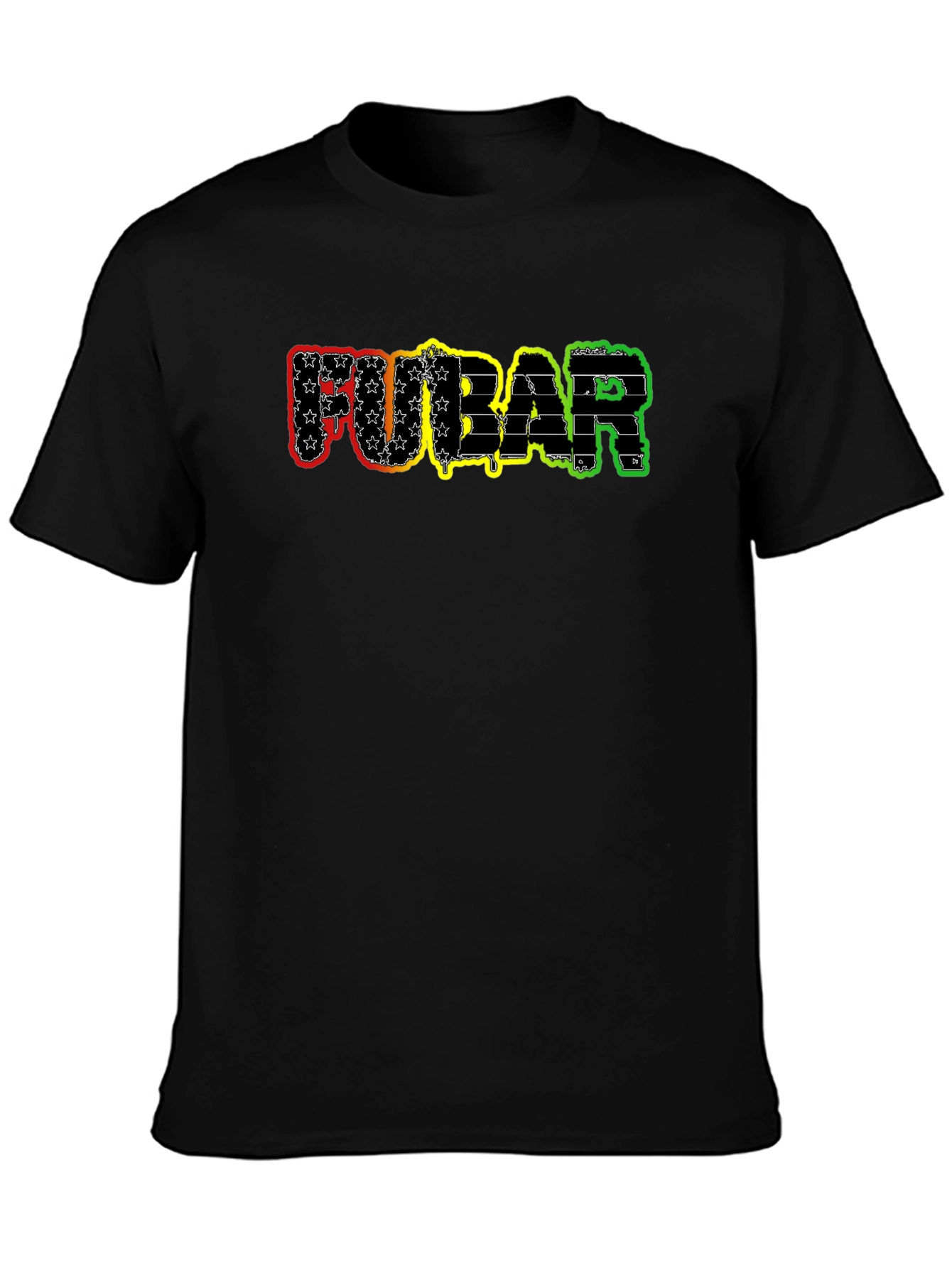 FUBAR Graphic Tee - Black Crewneck