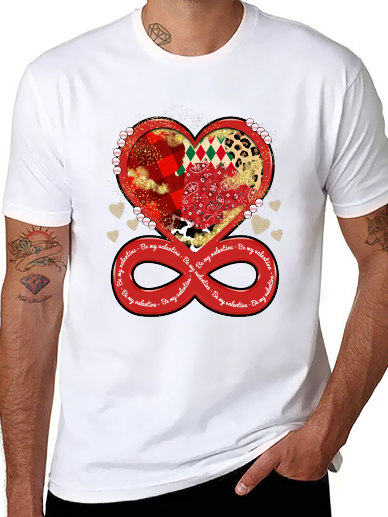 Valentine Heart & Infinity T-Shirt