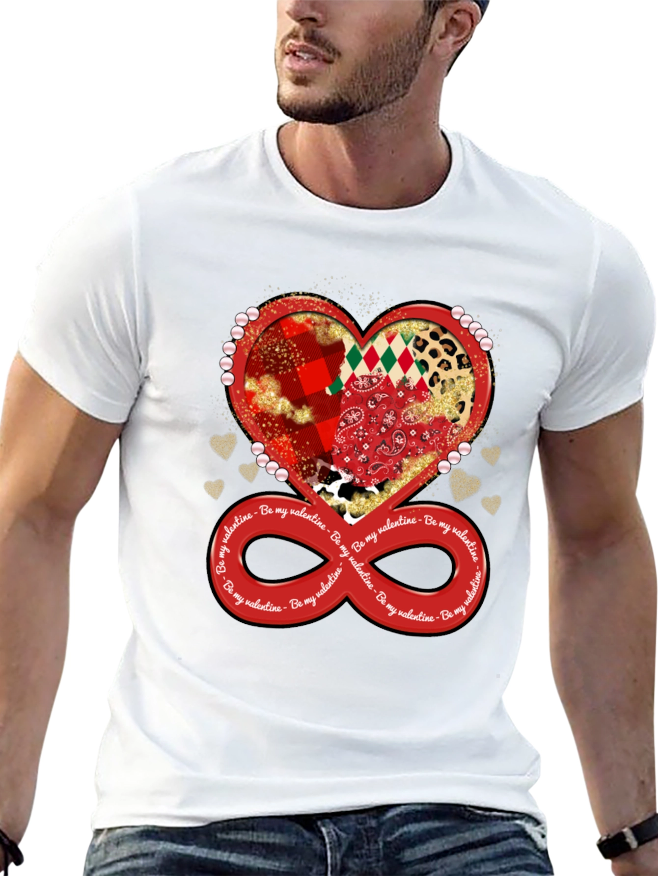 Valentine Heart & Infinity T-Shirt