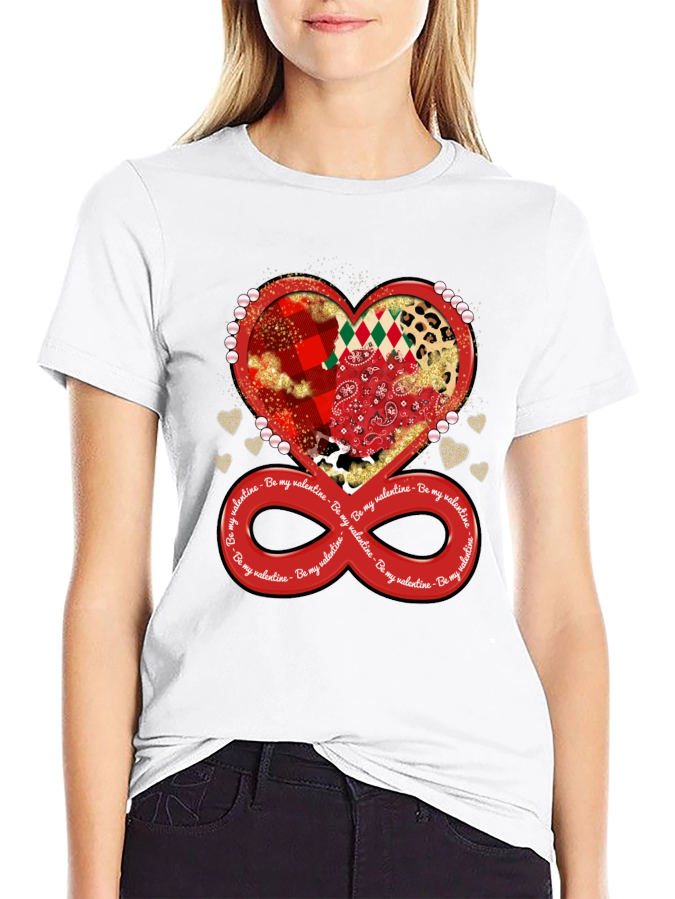 Valentine Heart & Infinity T-Shirt