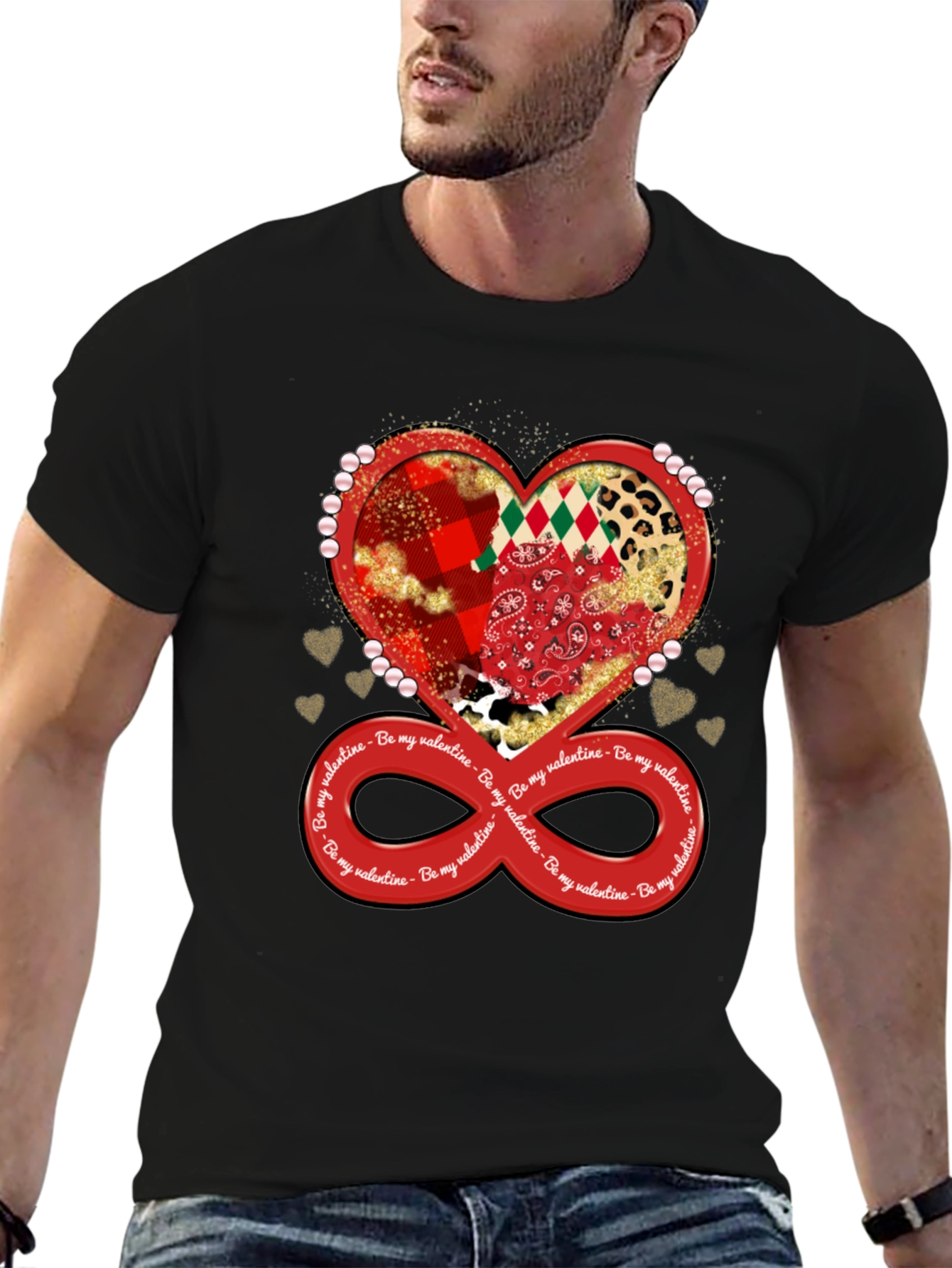 Valentine Heart & Infinity T-Shirt