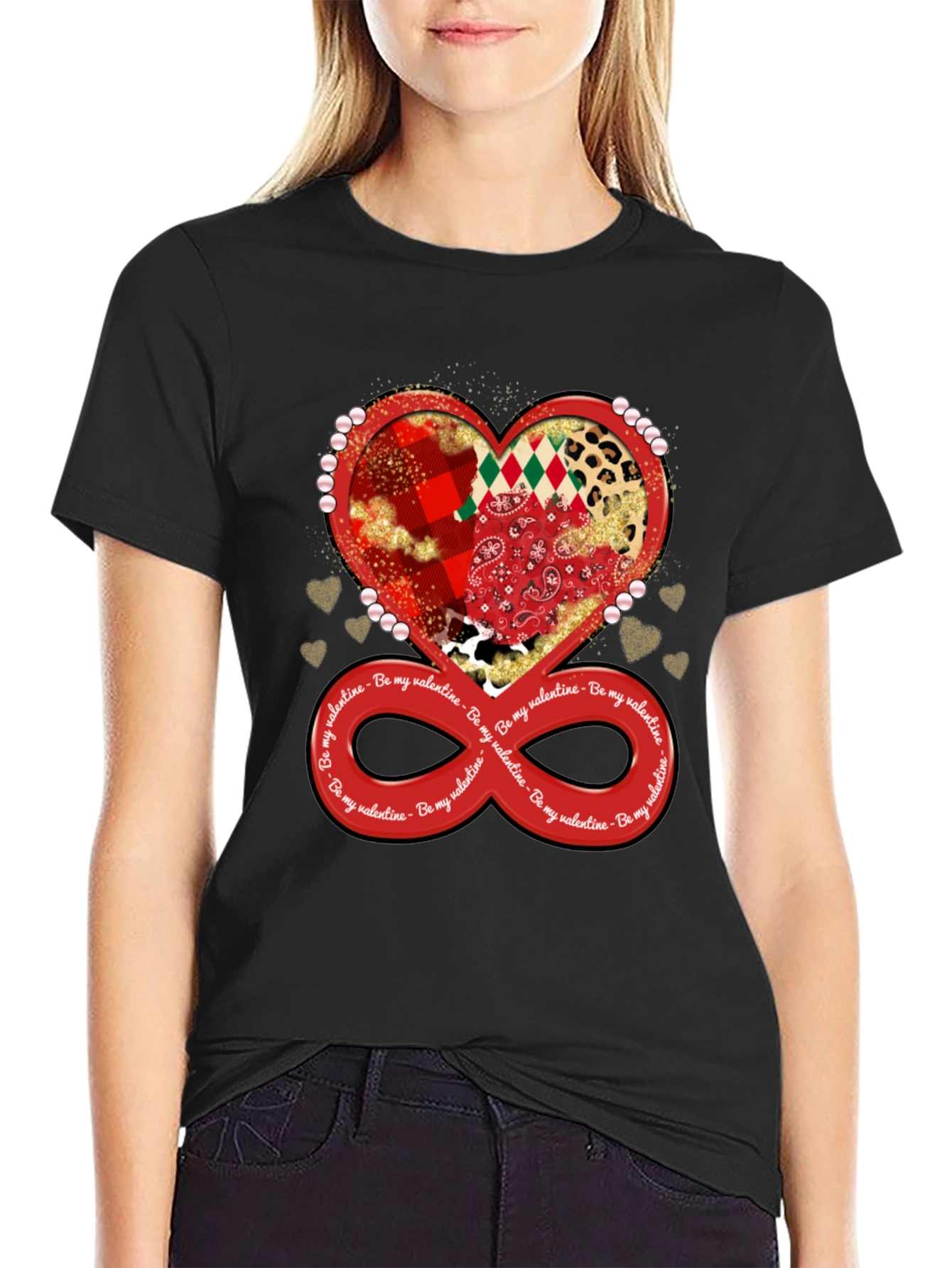 Valentine Heart & Infinity T-Shirt