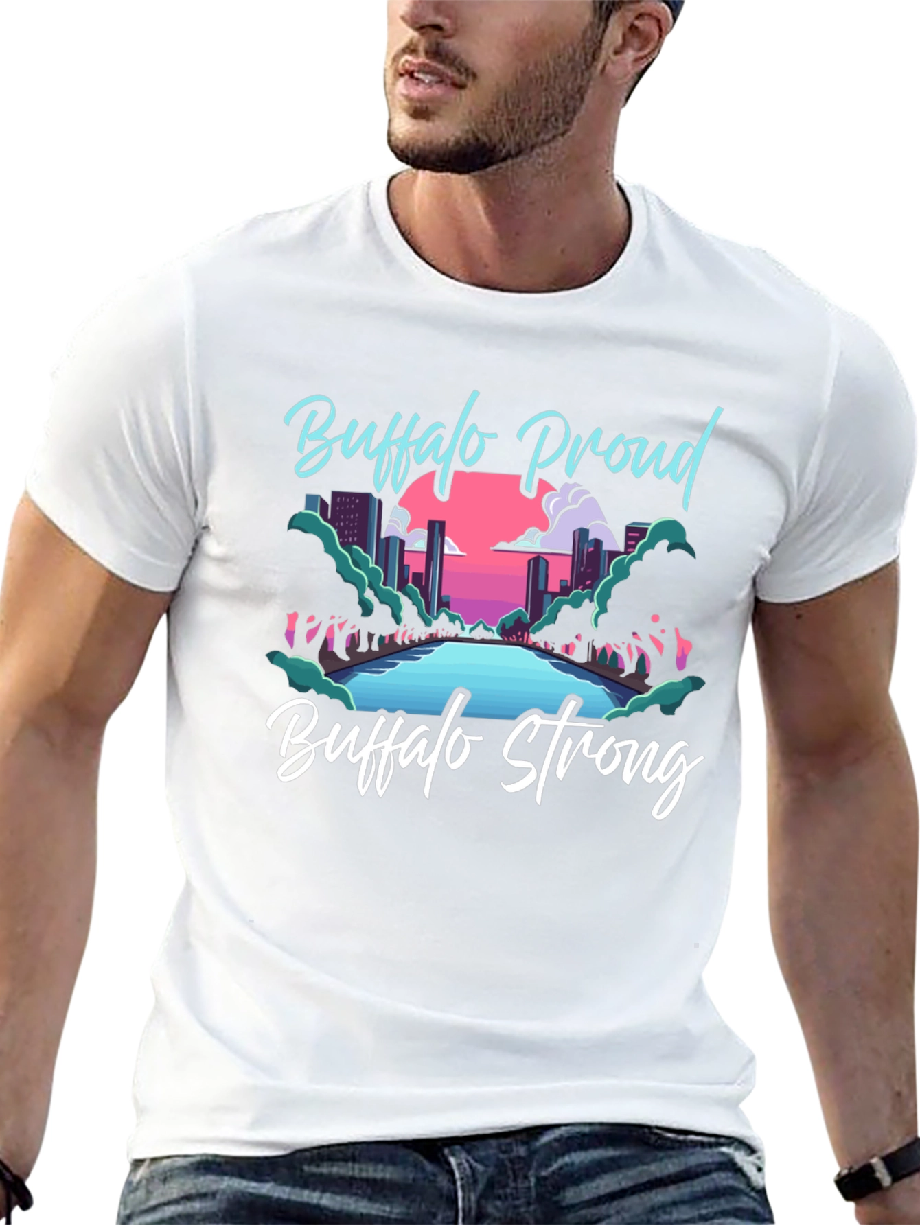 Buffalo Proud & Strong Graphic Tee