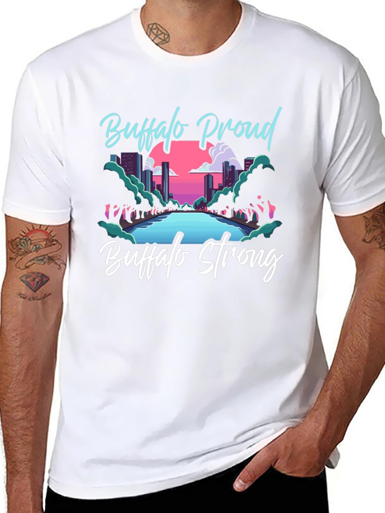 Buffalo Proud & Strong Graphic Tee