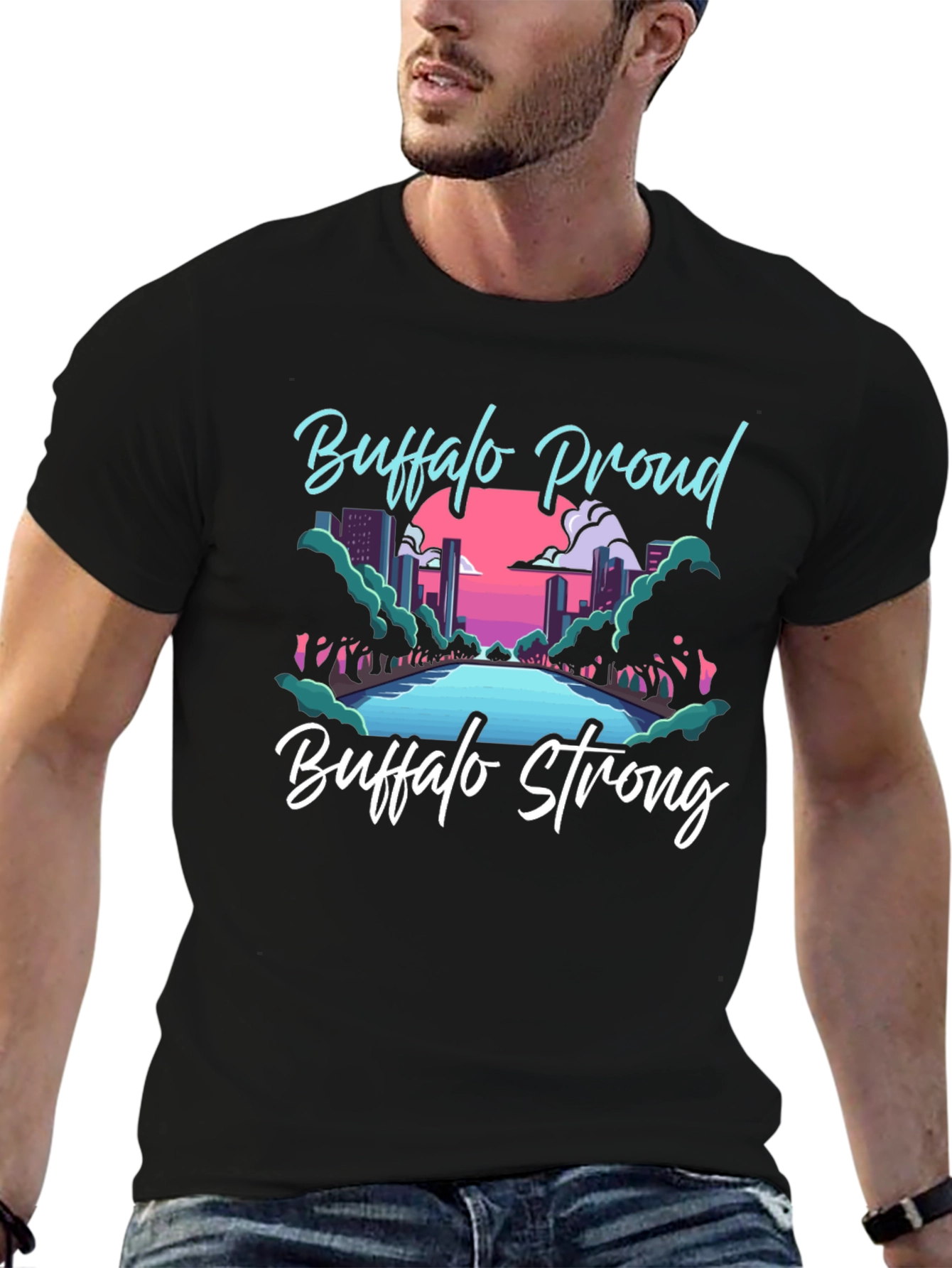 Buffalo Proud & Strong Graphic Tee