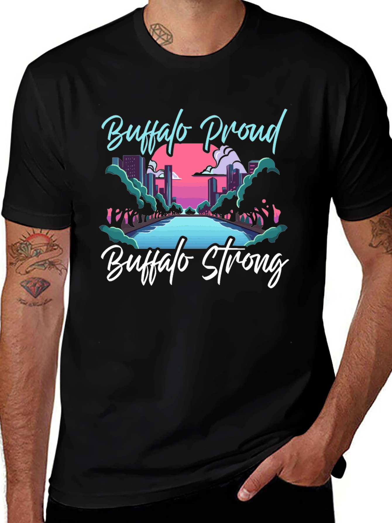 Buffalo Proud & Strong Graphic Tee