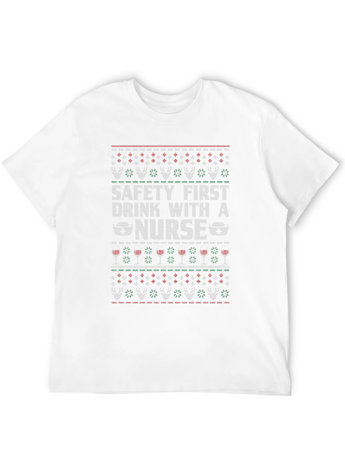 Funny Nurse Ugly Christmas Sweater T-Shirt