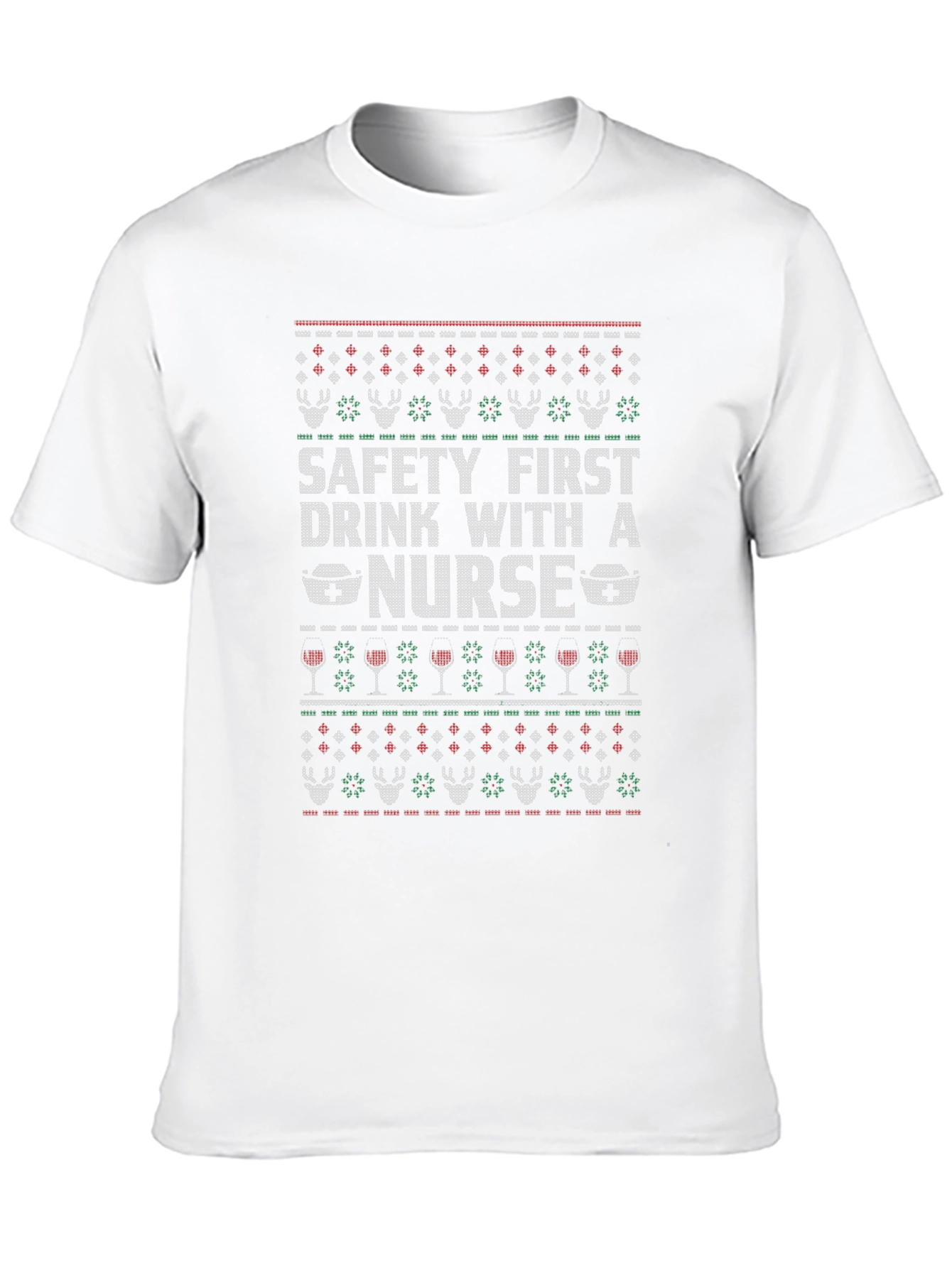 Funny Nurse Ugly Christmas Sweater T-Shirt