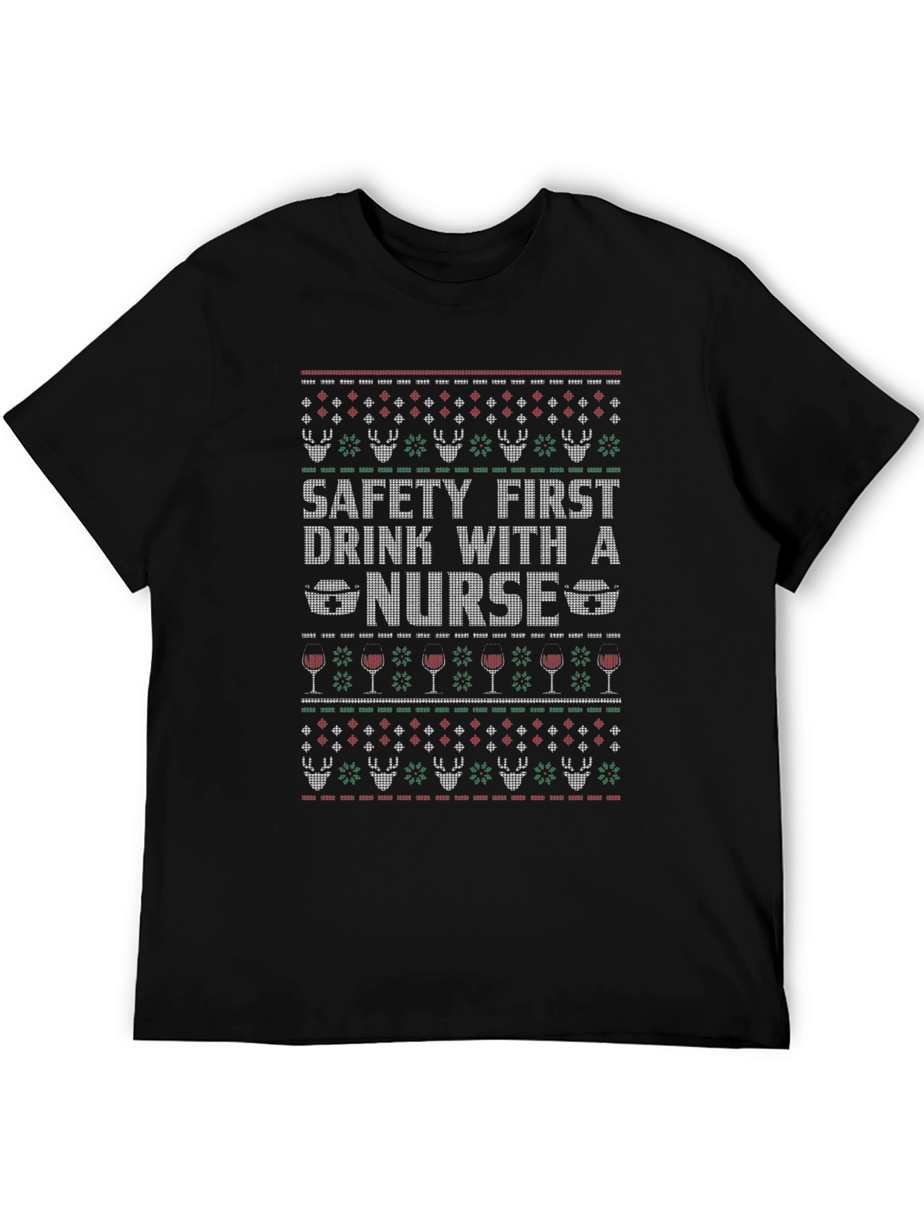Funny Nurse Ugly Christmas Sweater T-Shirt
