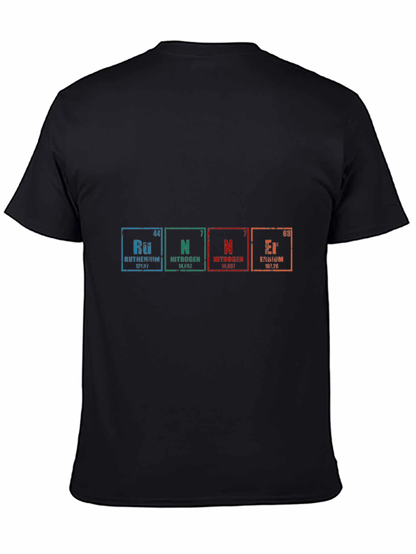 Periodic Table Elements Graphic Black T-Shirt