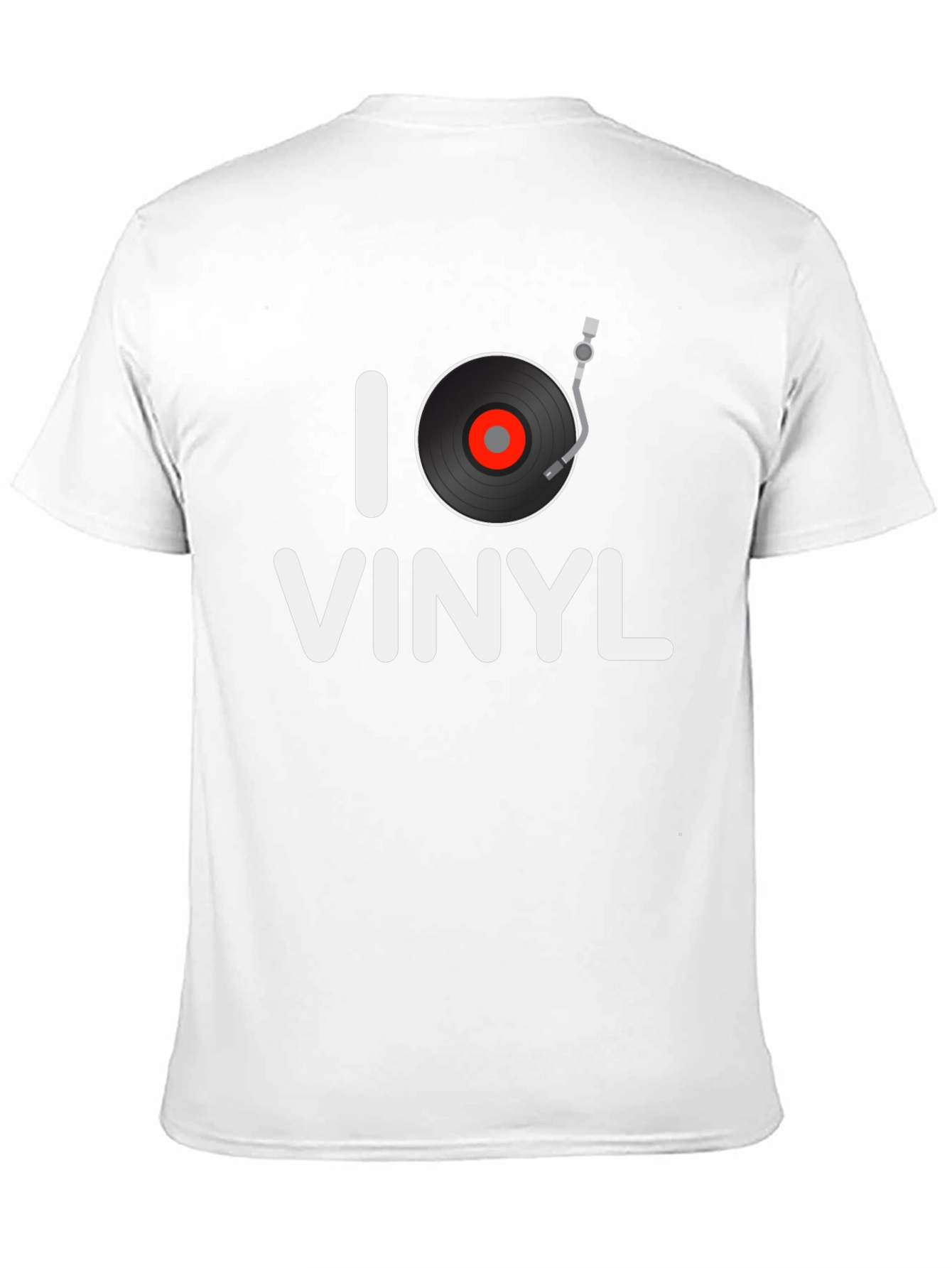 I Love Vinyl Graphic Tee - Music Lover Shirt