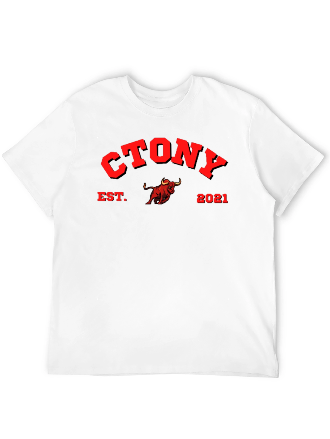 CTONY Est. 2021 Graphic Tee - Bull Design