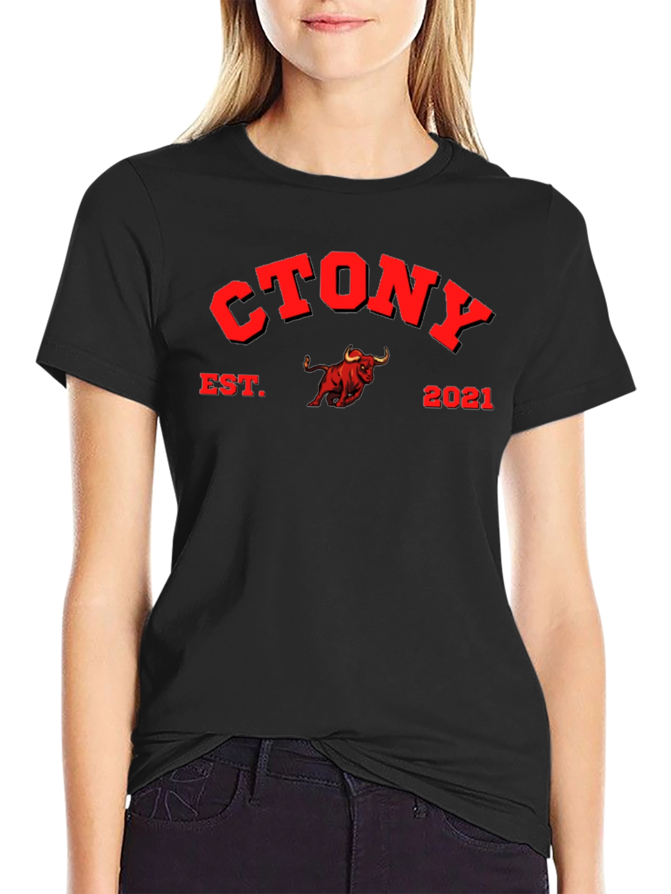 CTONY Est. 2021 Graphic Tee - Bull Design