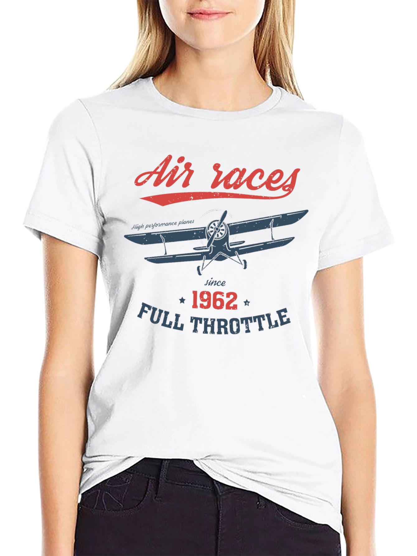 Air Races 1962 Full Throttle Graphic Tee