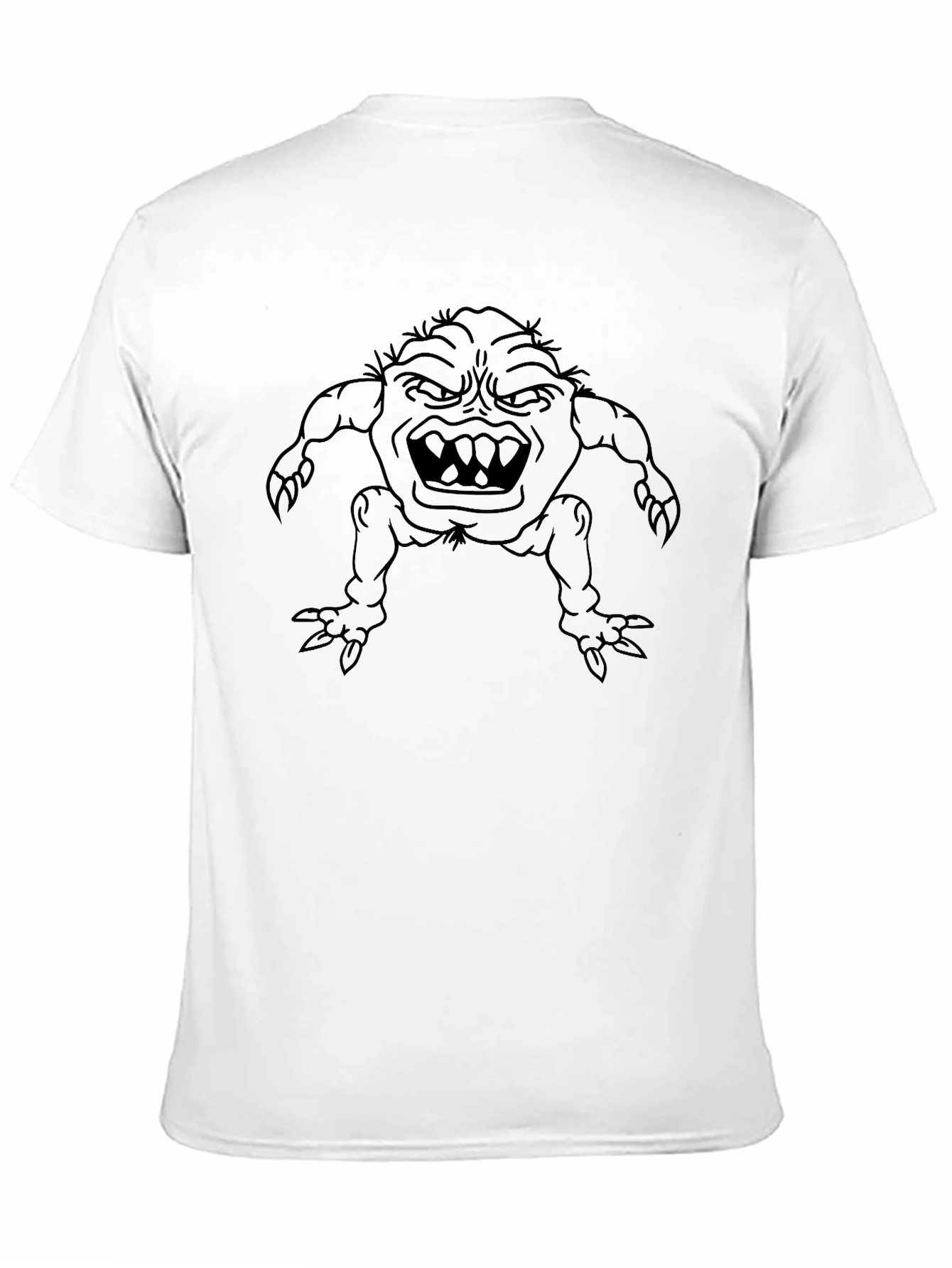Monster Graphic Black T-Shirt - Unique Design