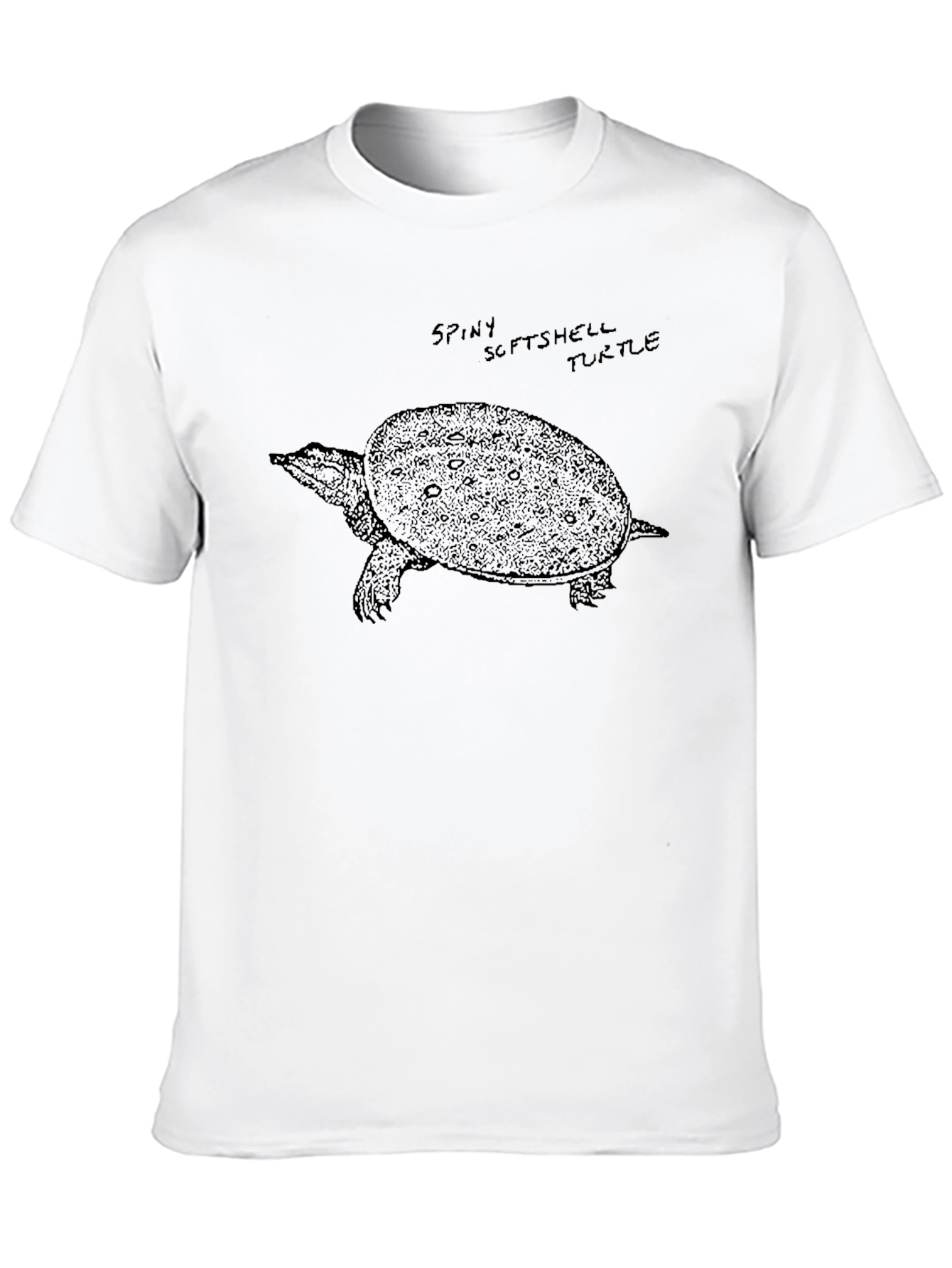 Spiny Softshell Turtle Graphic Tee - Black