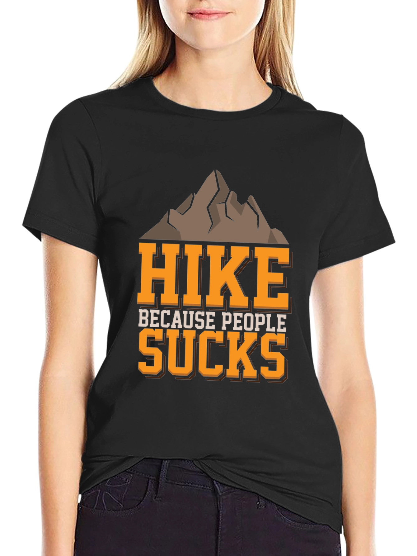 Hike Because People Suck T-Shirt