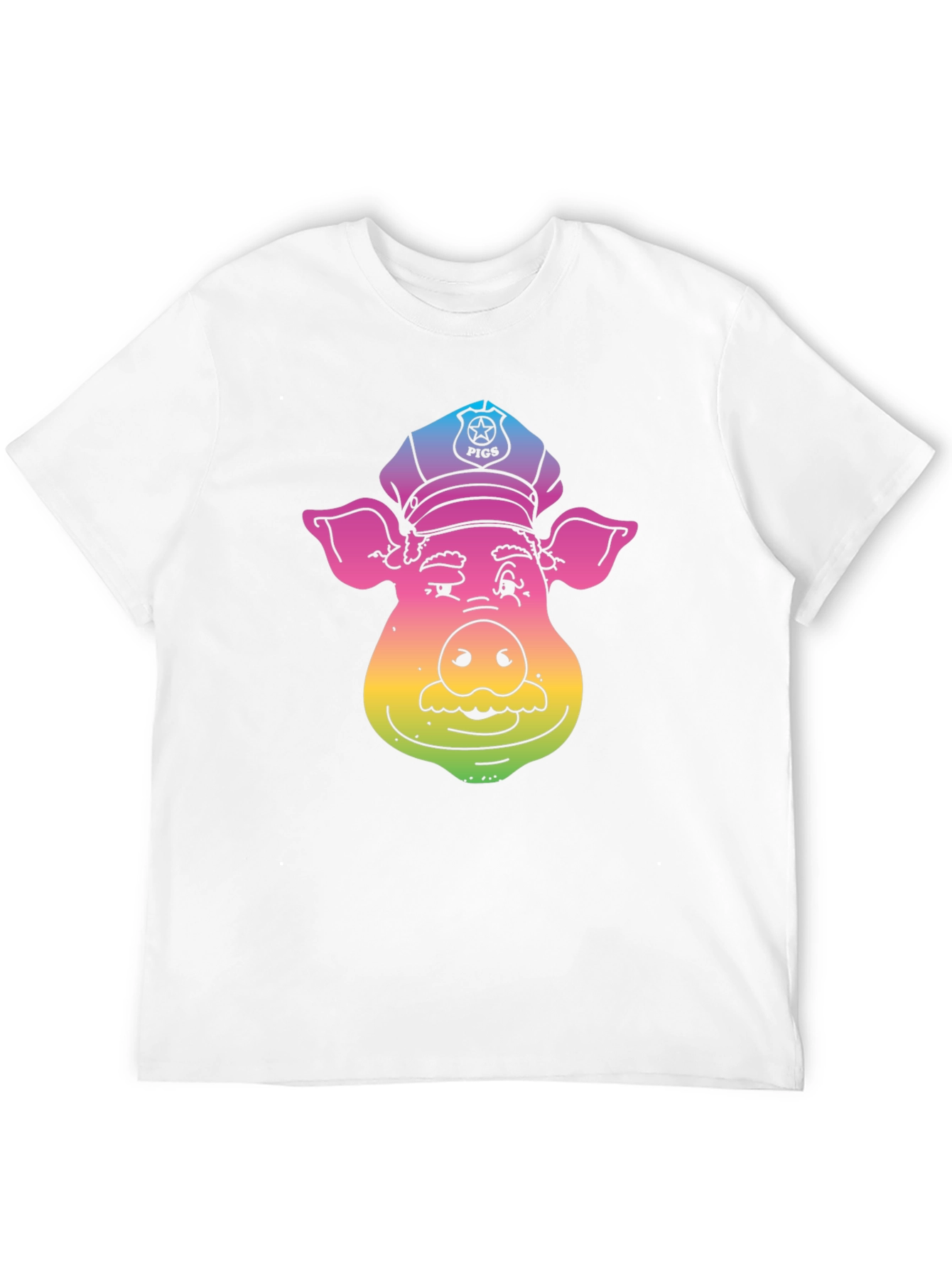 Rainbow Pig Police T-Shirt