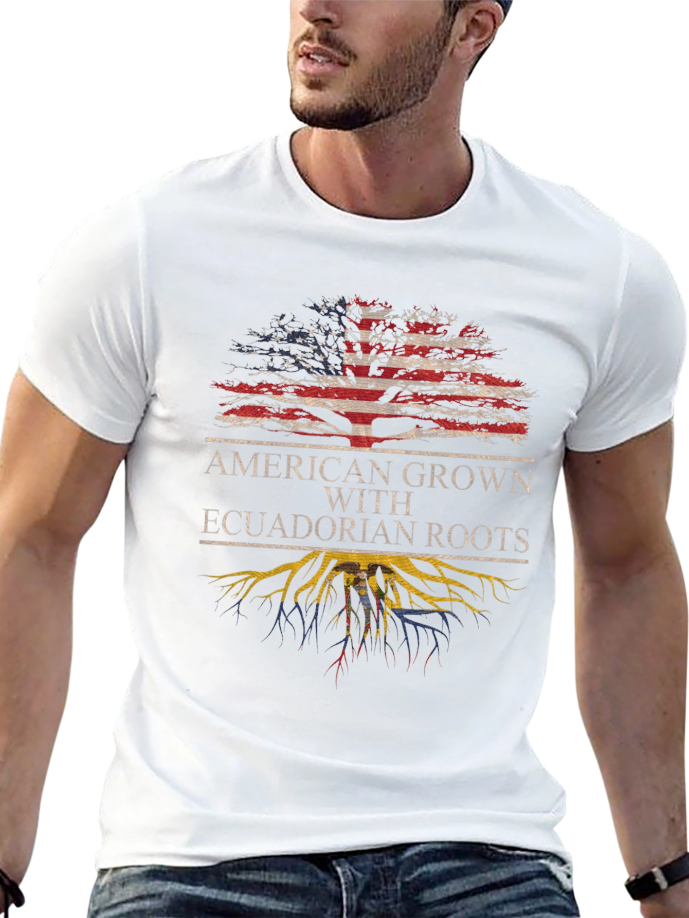 American Grown with Ecuadorian Roots T-Shirt
