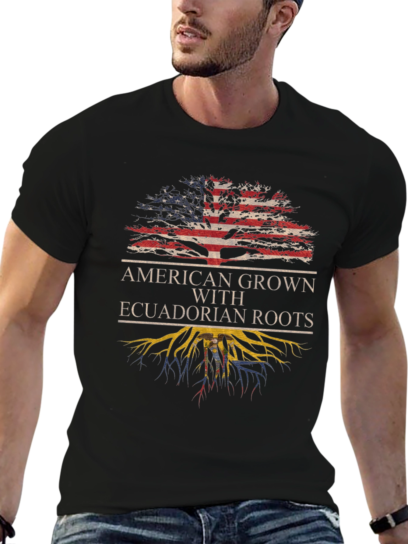 American Grown with Ecuadorian Roots T-Shirt