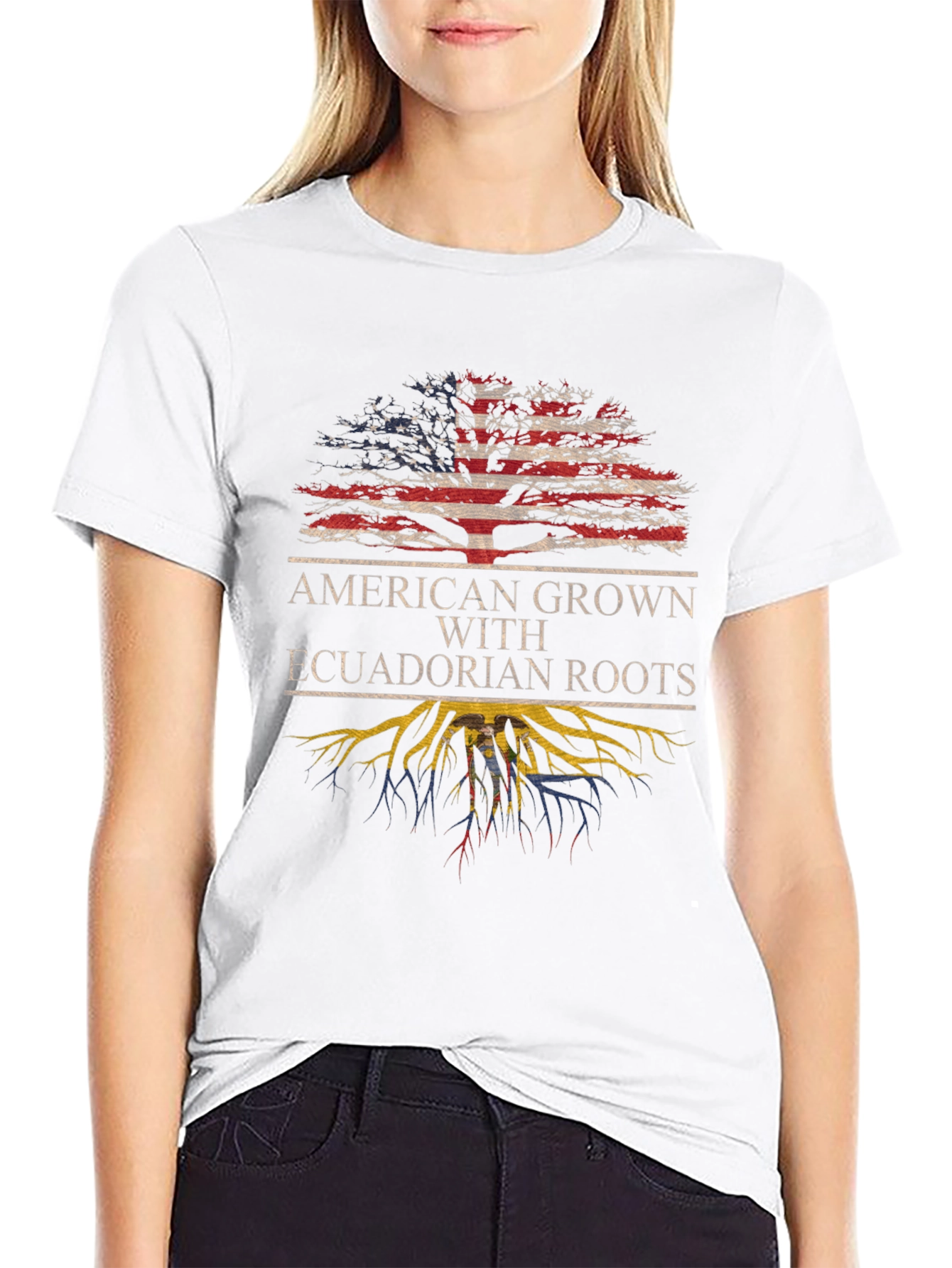 American Grown with Ecuadorian Roots T-Shirt