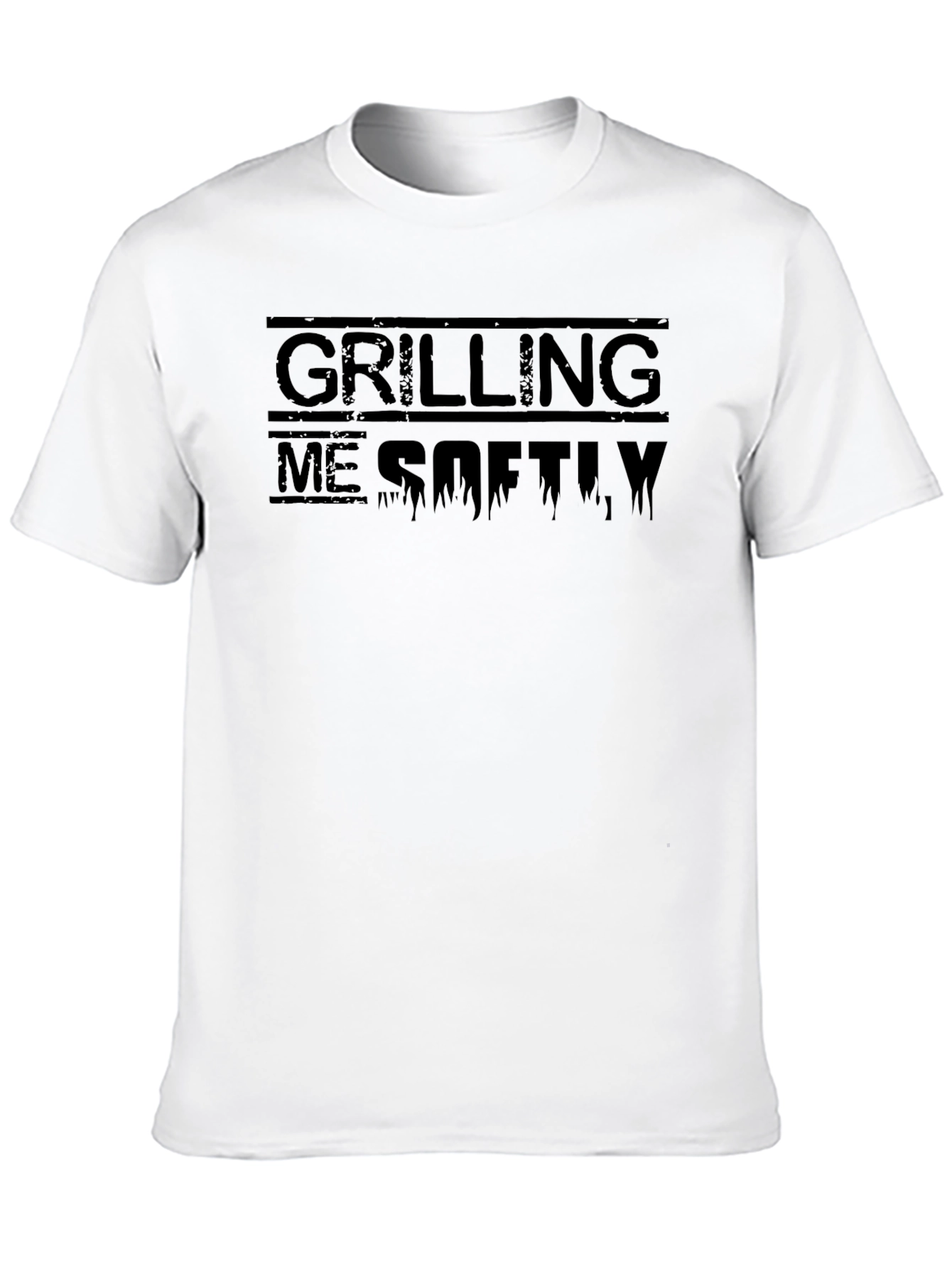 Grilling Me Softly Black T-Shirt