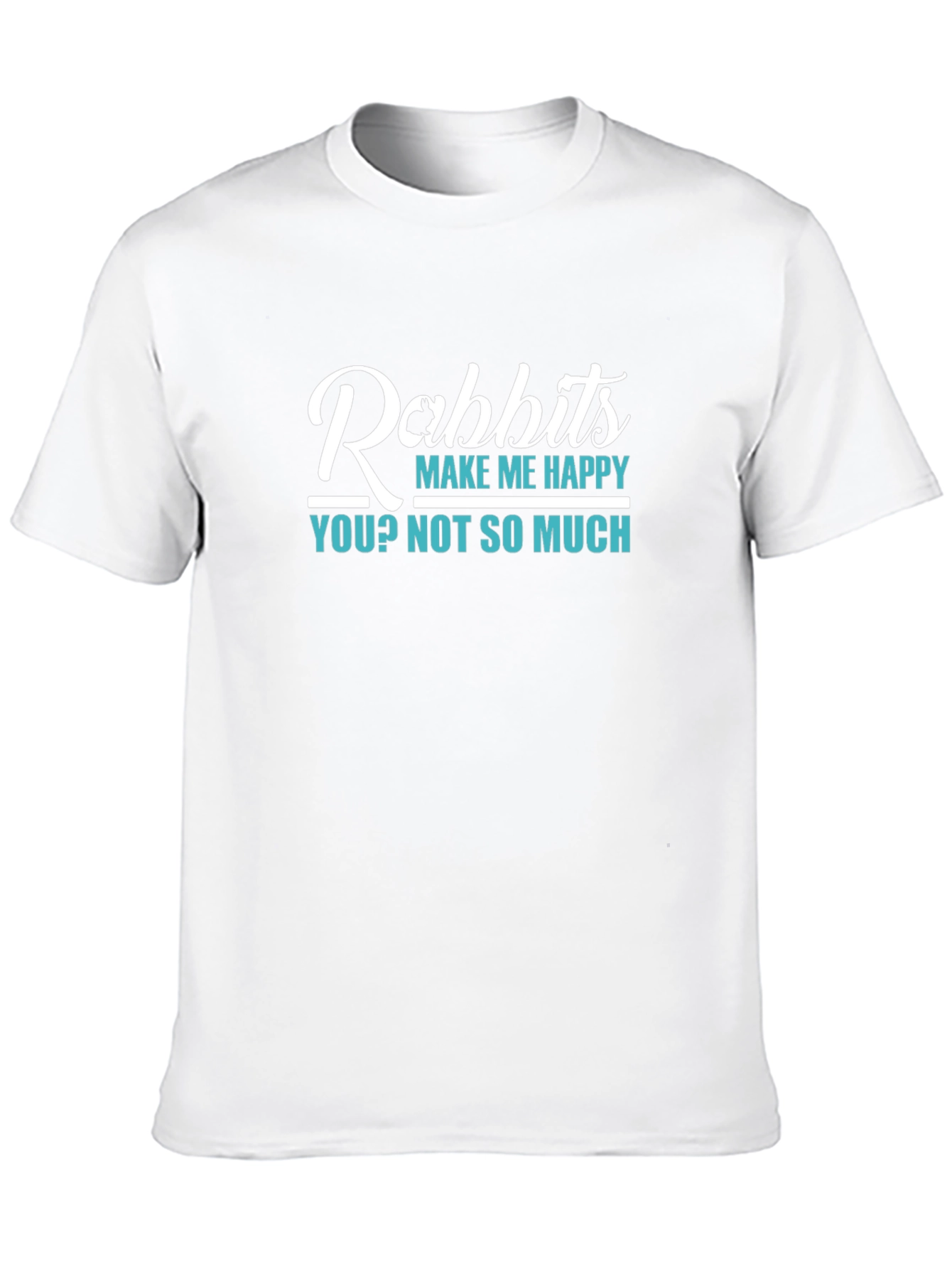 Rabbits Make Me Happy T-Shirt