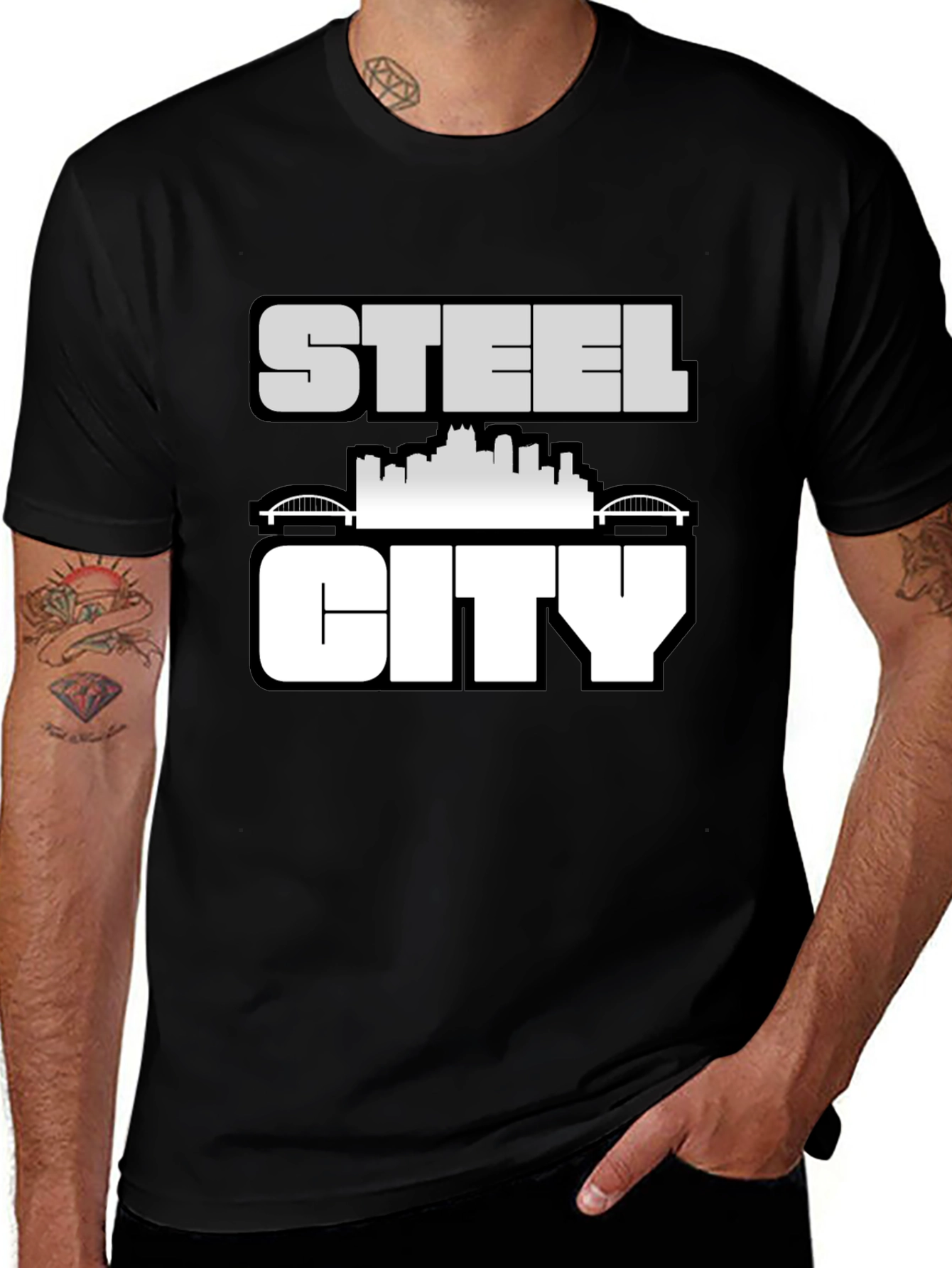 Steel City Graphic Tee - Black