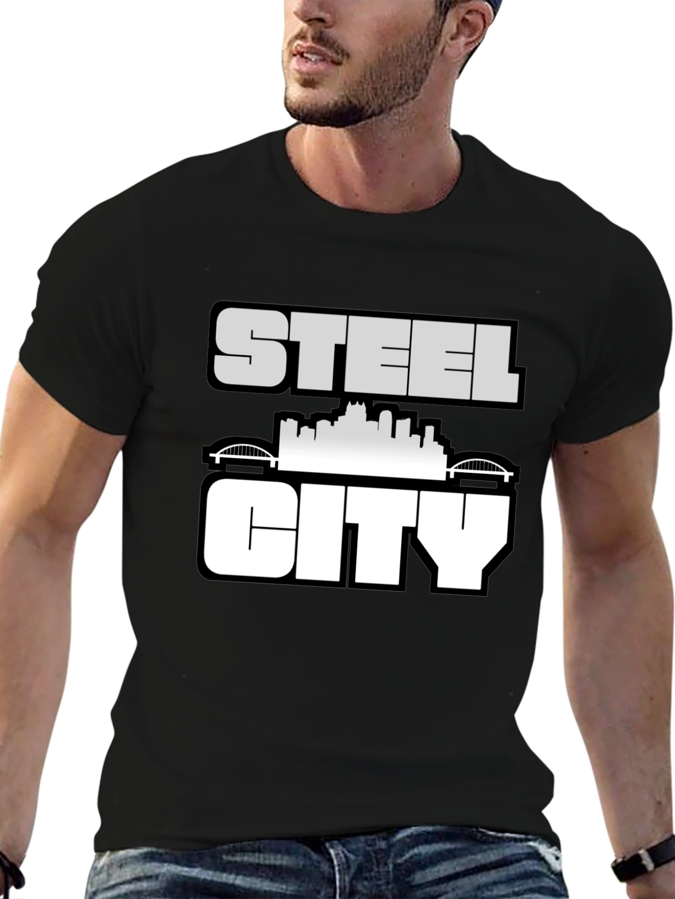 Steel City Graphic Tee - Black