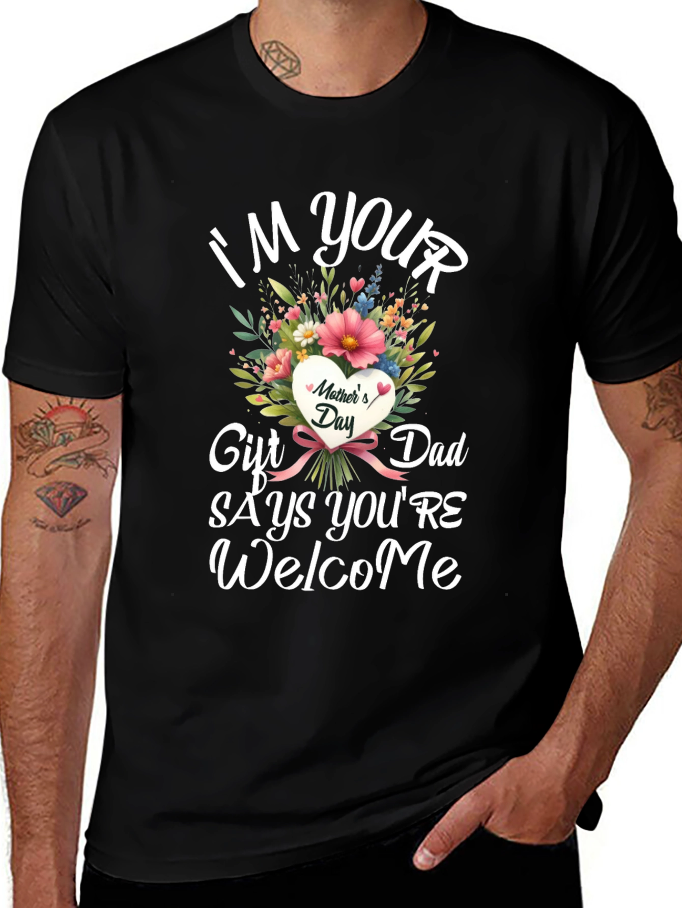 Funny Mothers Day Gift T-Shirt for Dad