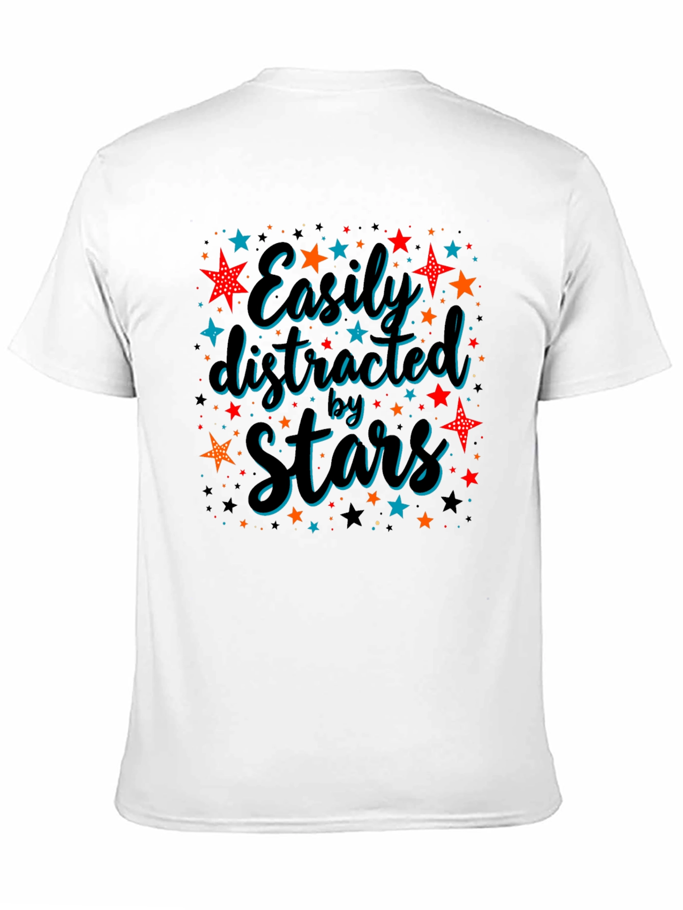 Easily Distracted By Stars Graphic T-Shirt