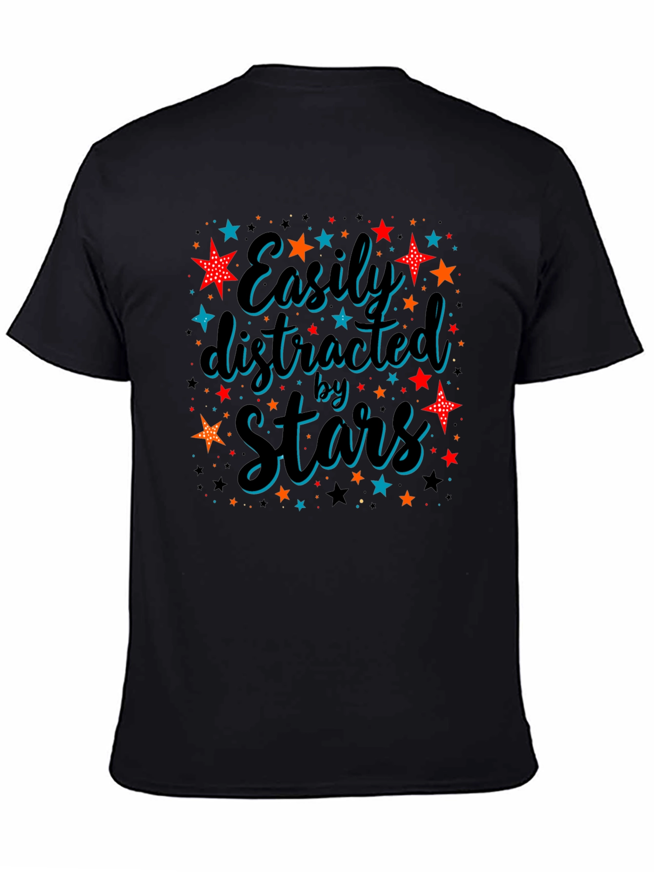 Easily Distracted By Stars Graphic T-Shirt