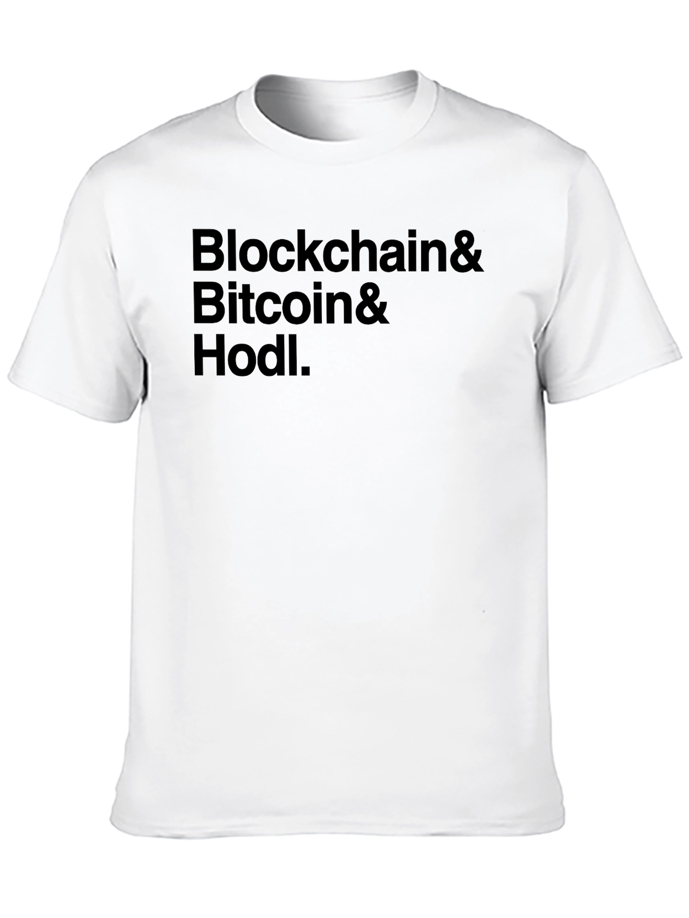Blockchain Bitcoin Hodl Black T-Shirt