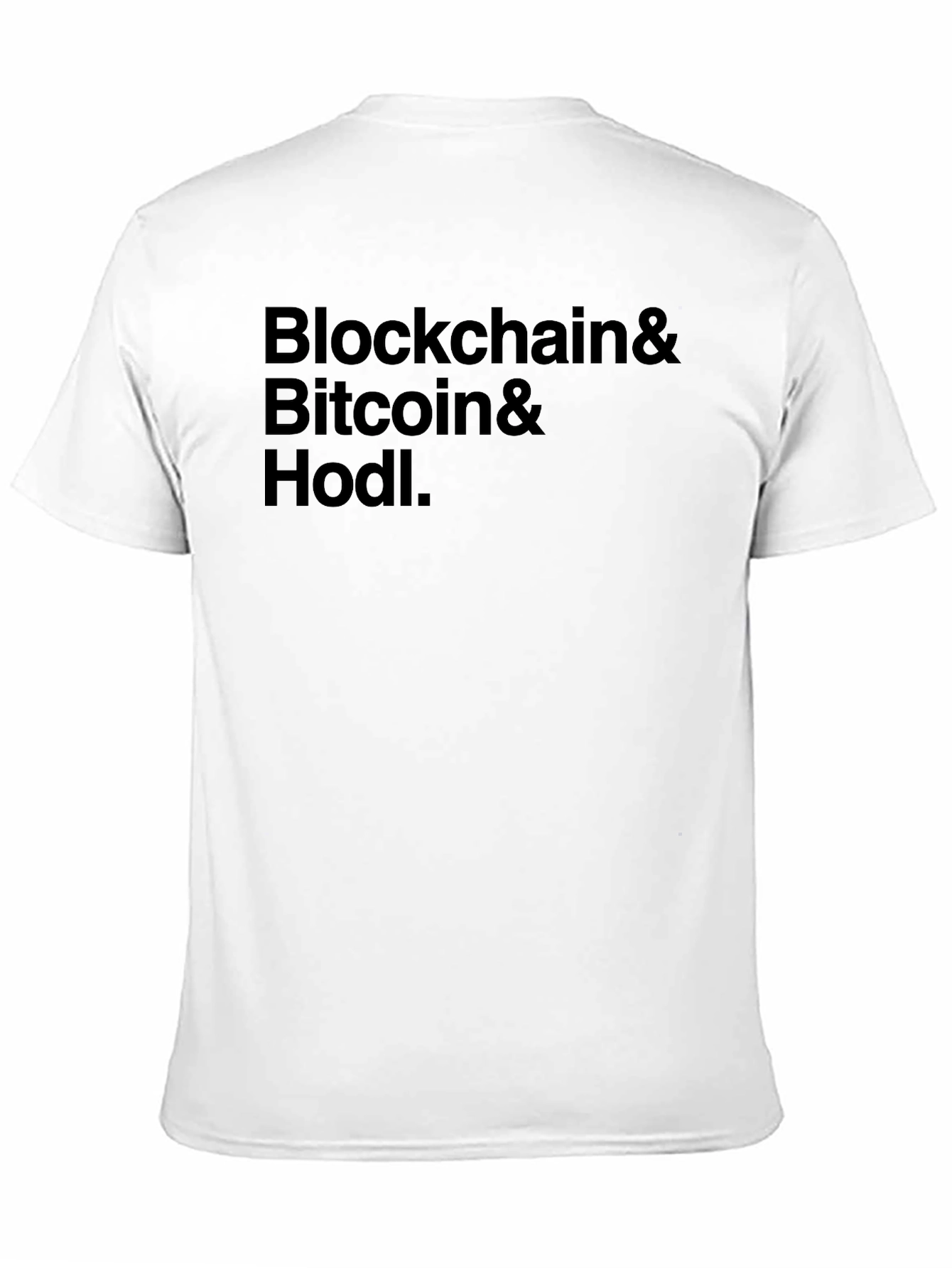 Blockchain Bitcoin Hodl Black T-Shirt