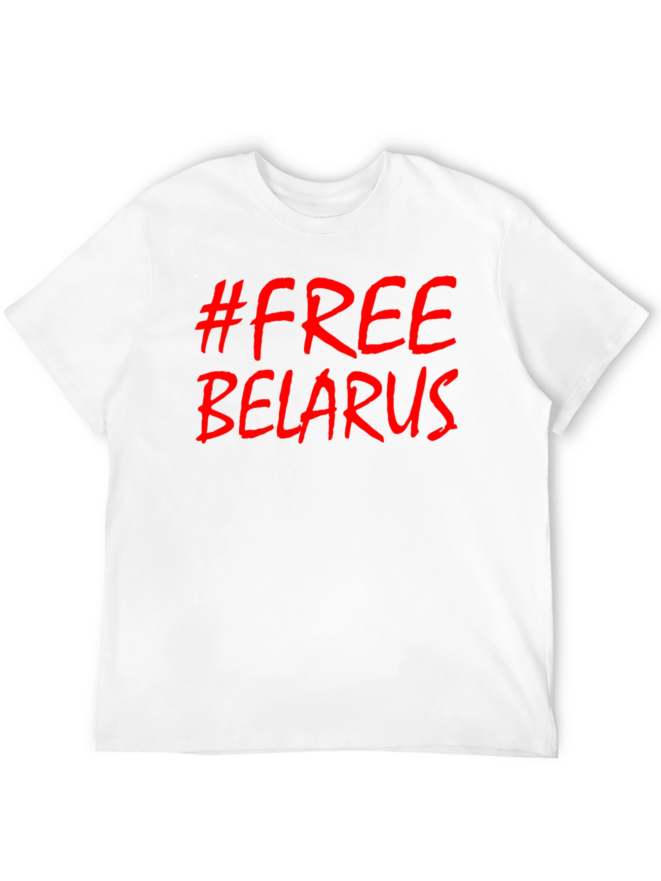 Free Belarus Graphic Tee - Protest Shirt