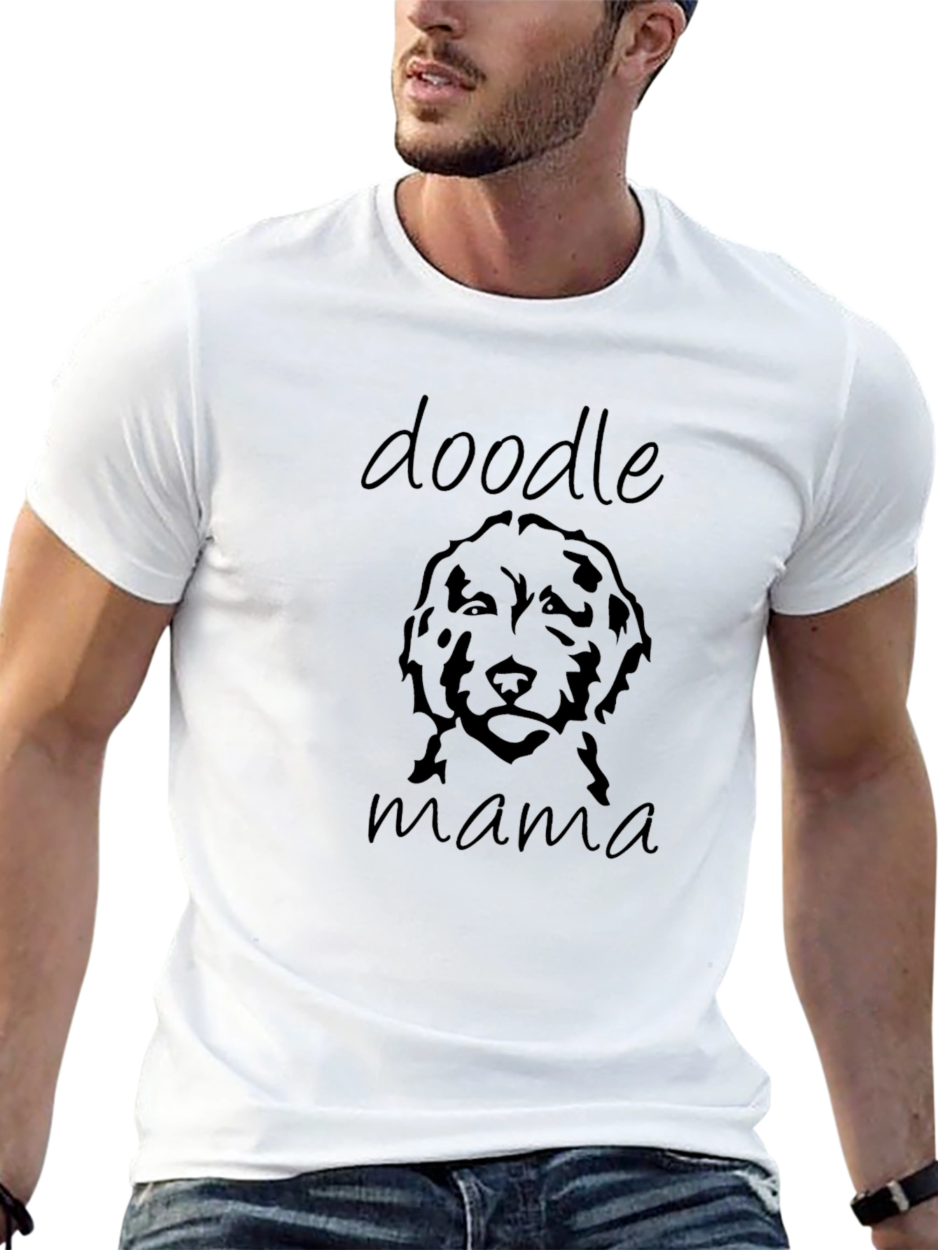 Doodle Mama Black T-Shirt - Dog Lover Tee