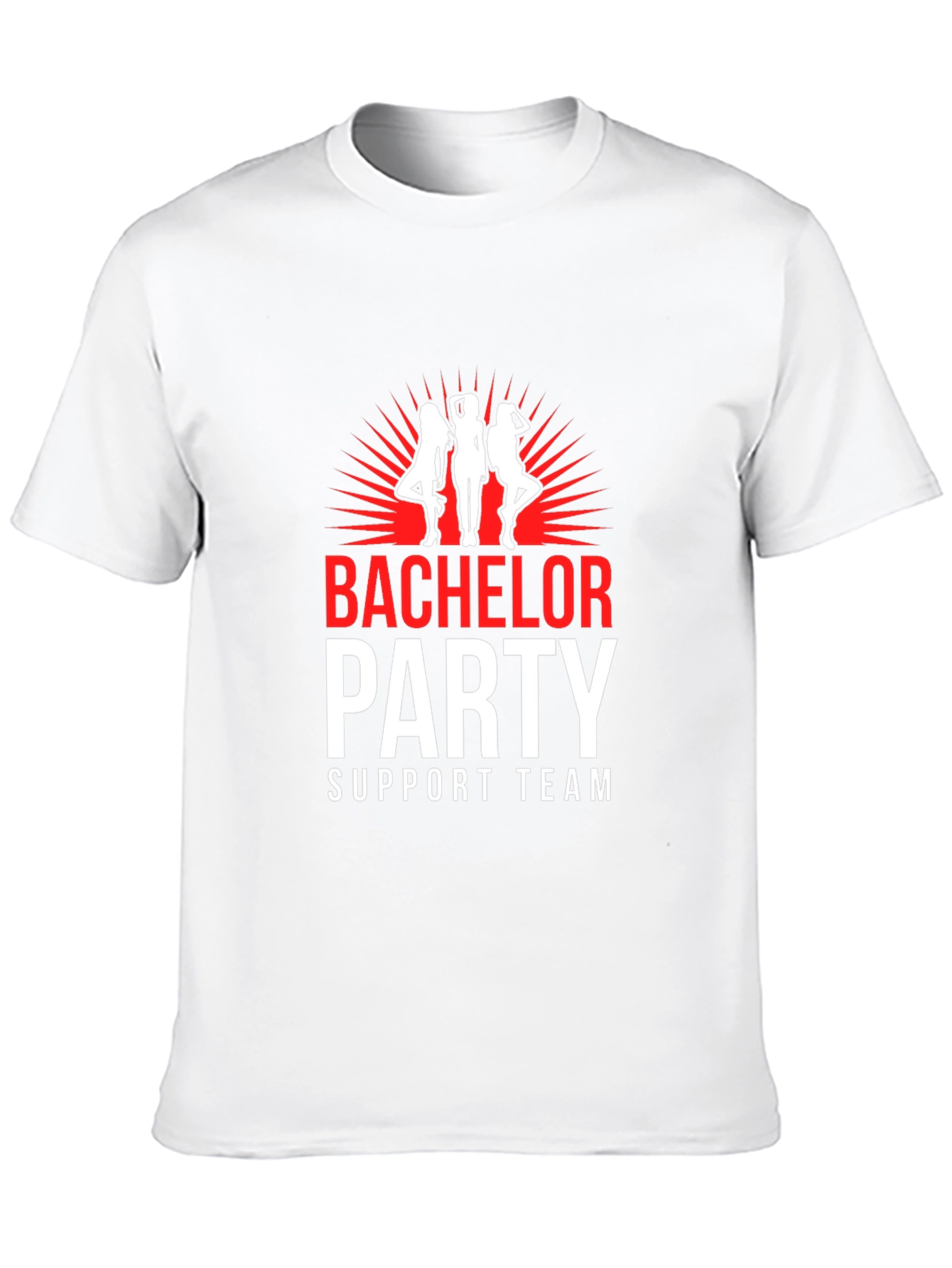 Bachelor Party Support Team Graphic T-Shirt
