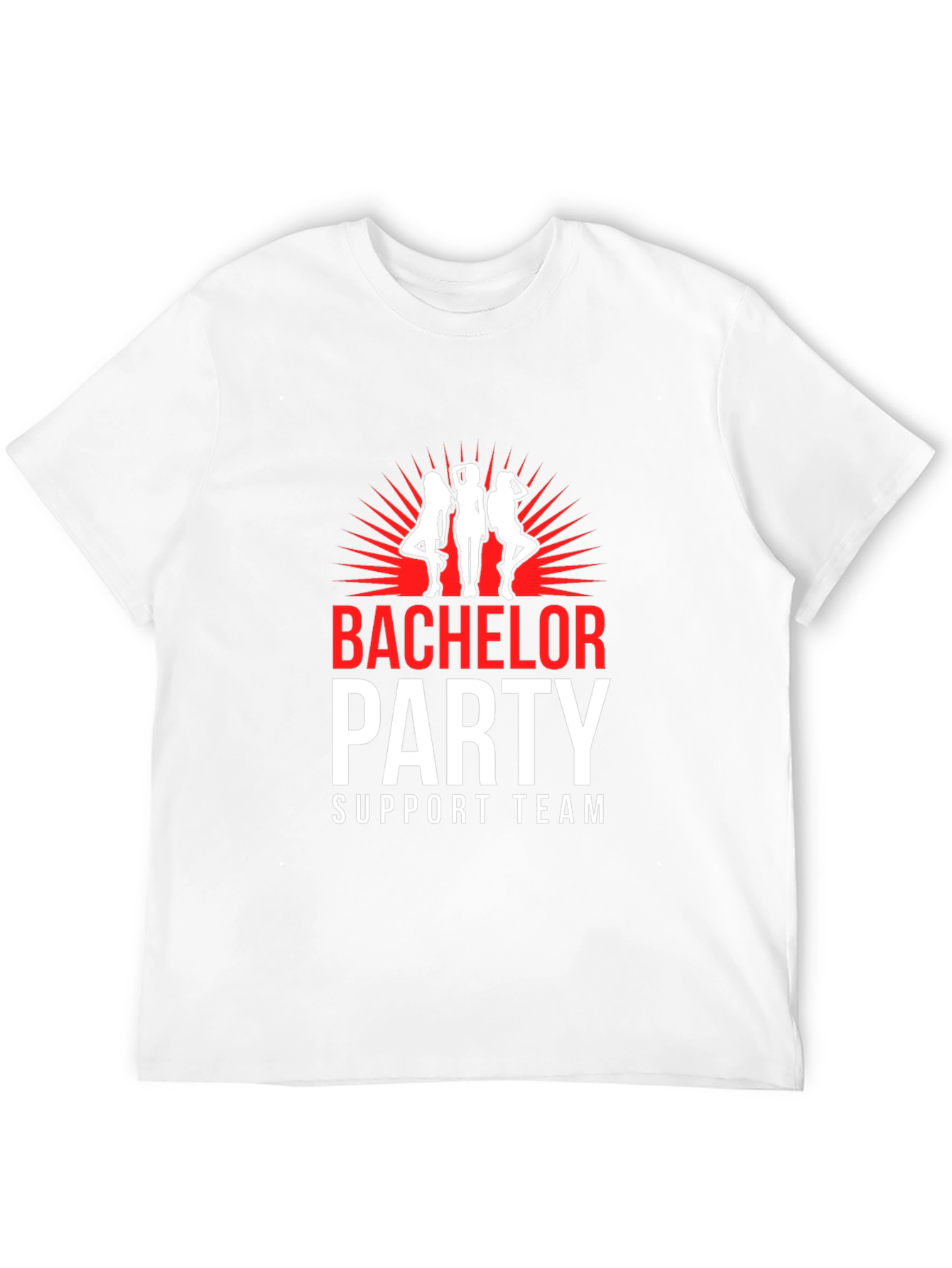 Bachelor Party Support Team Graphic T-Shirt
