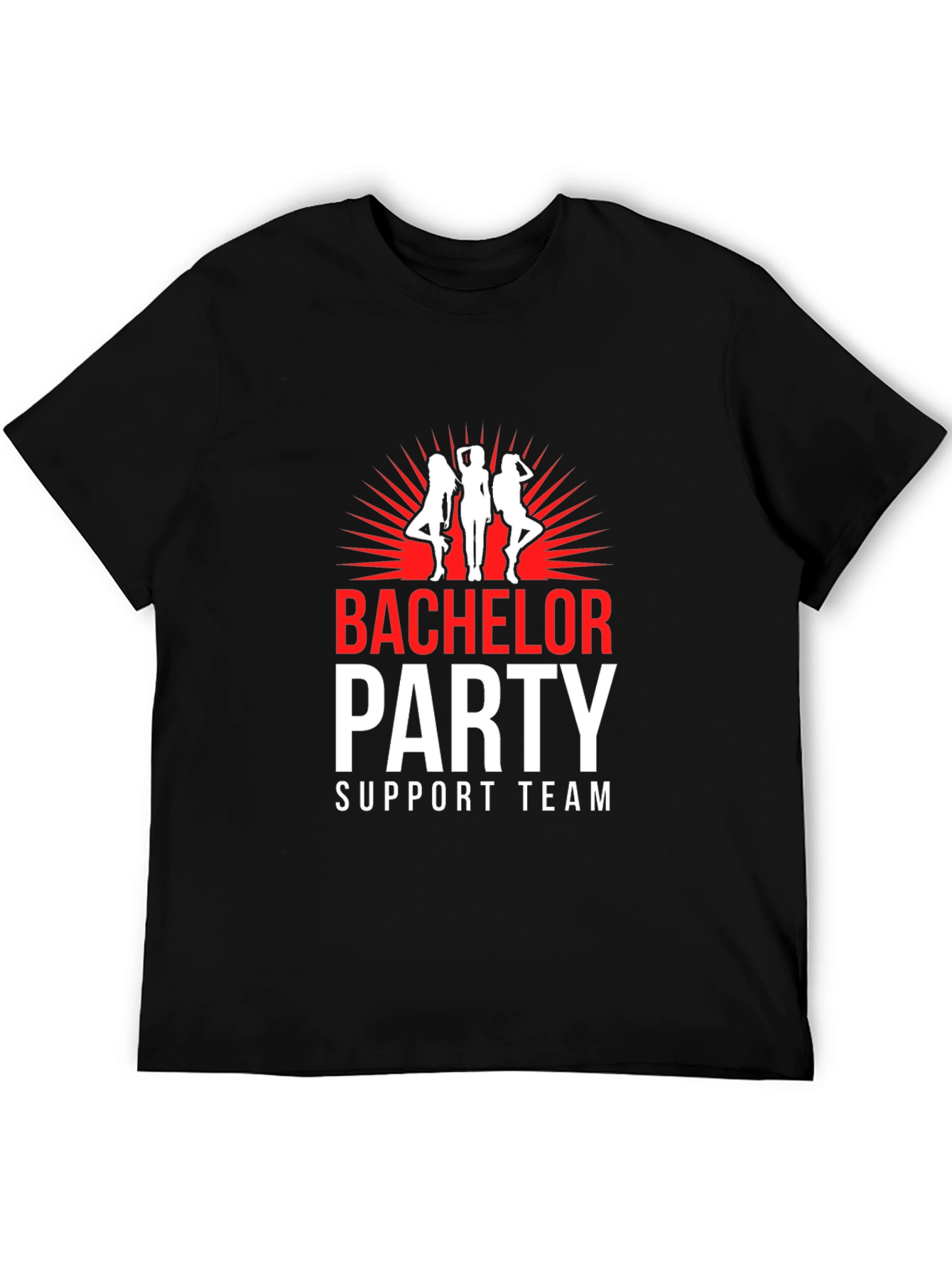 Bachelor Party Support Team Graphic T-Shirt