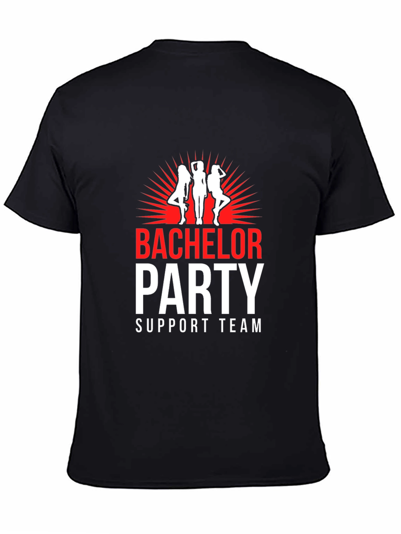 Bachelor Party Support Team Graphic T-Shirt