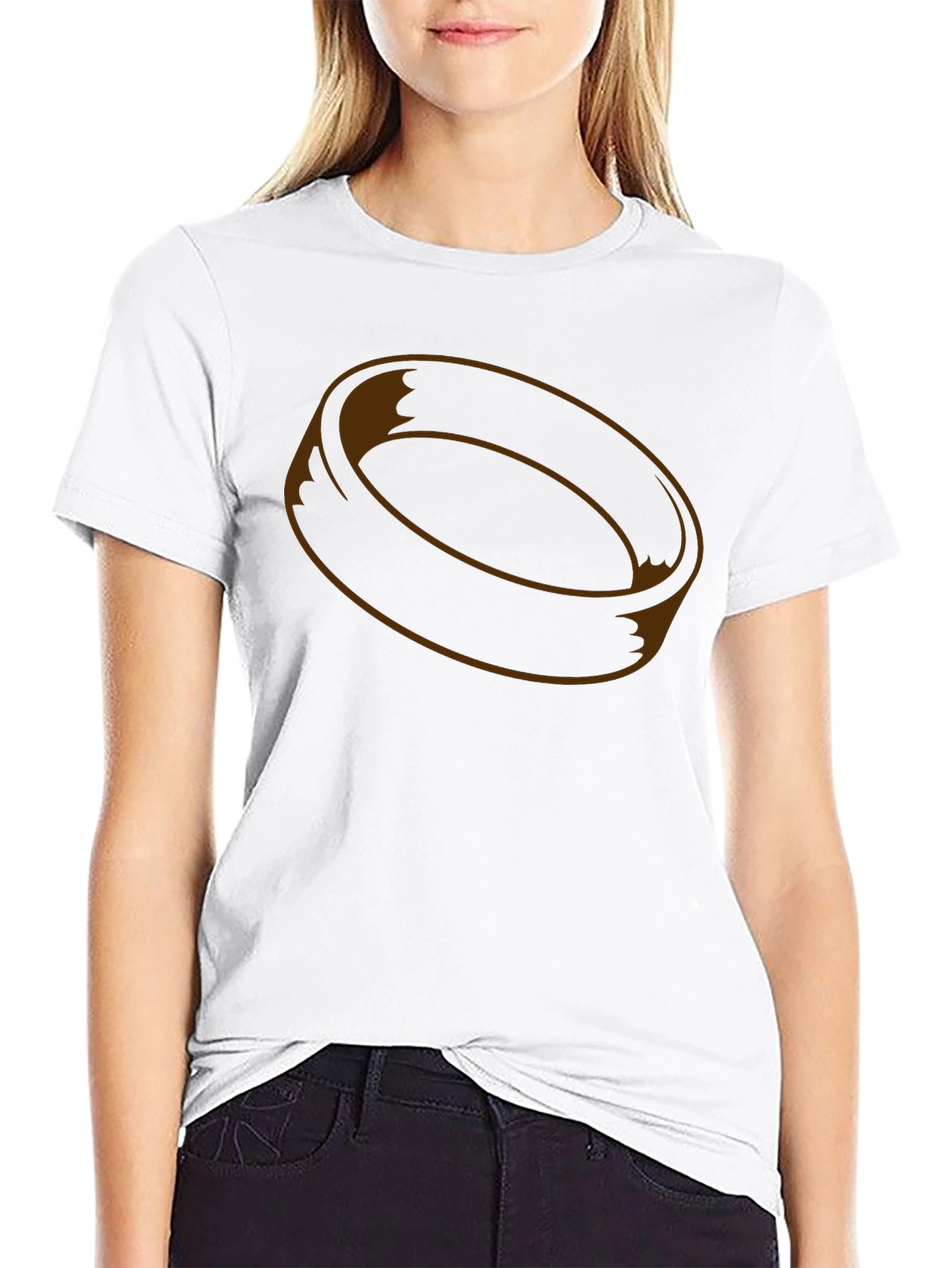 Donut Graphic Black T-Shirt