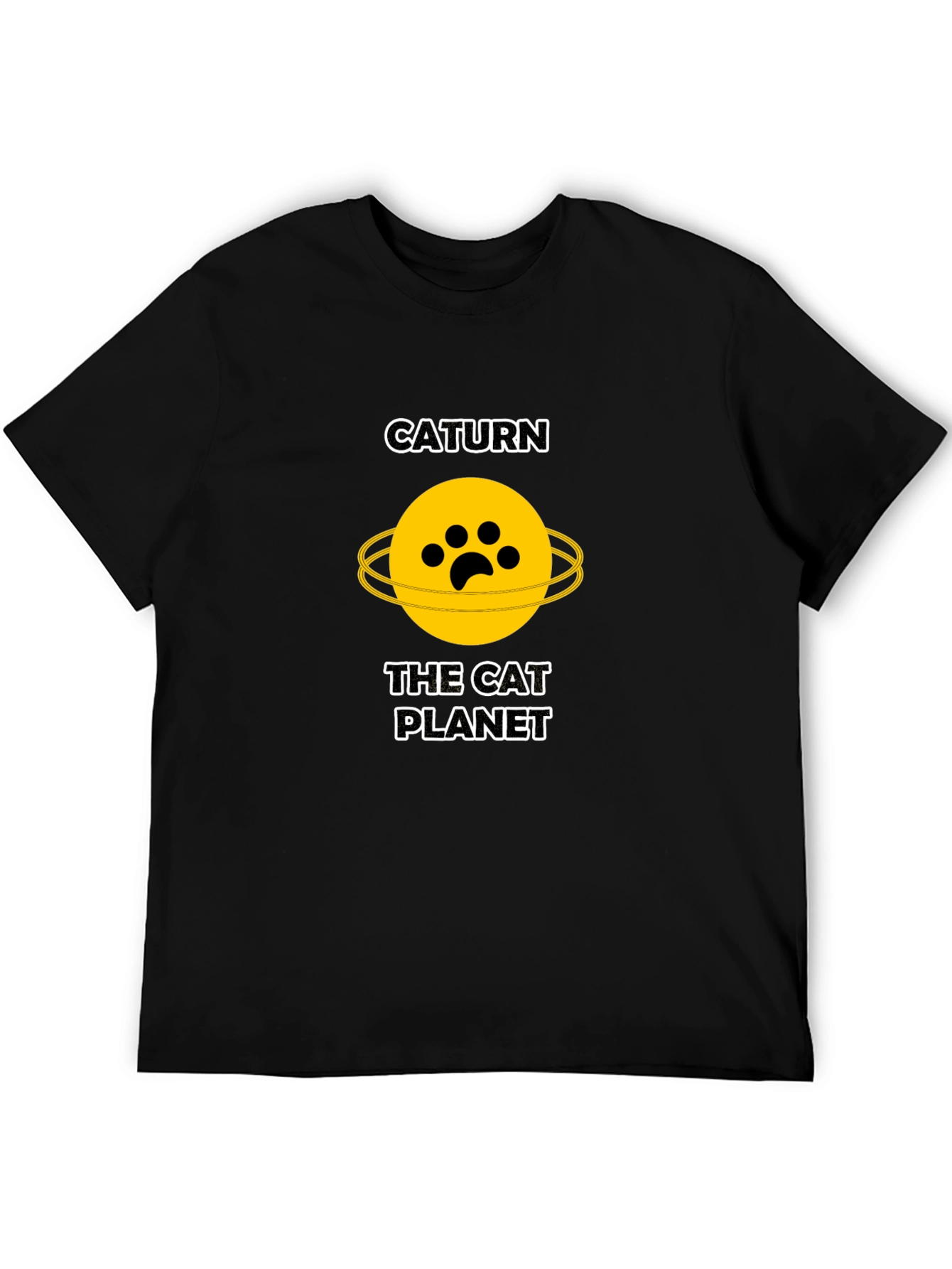 Caturn T-Shirt - The Cat Planet Graphic Tee