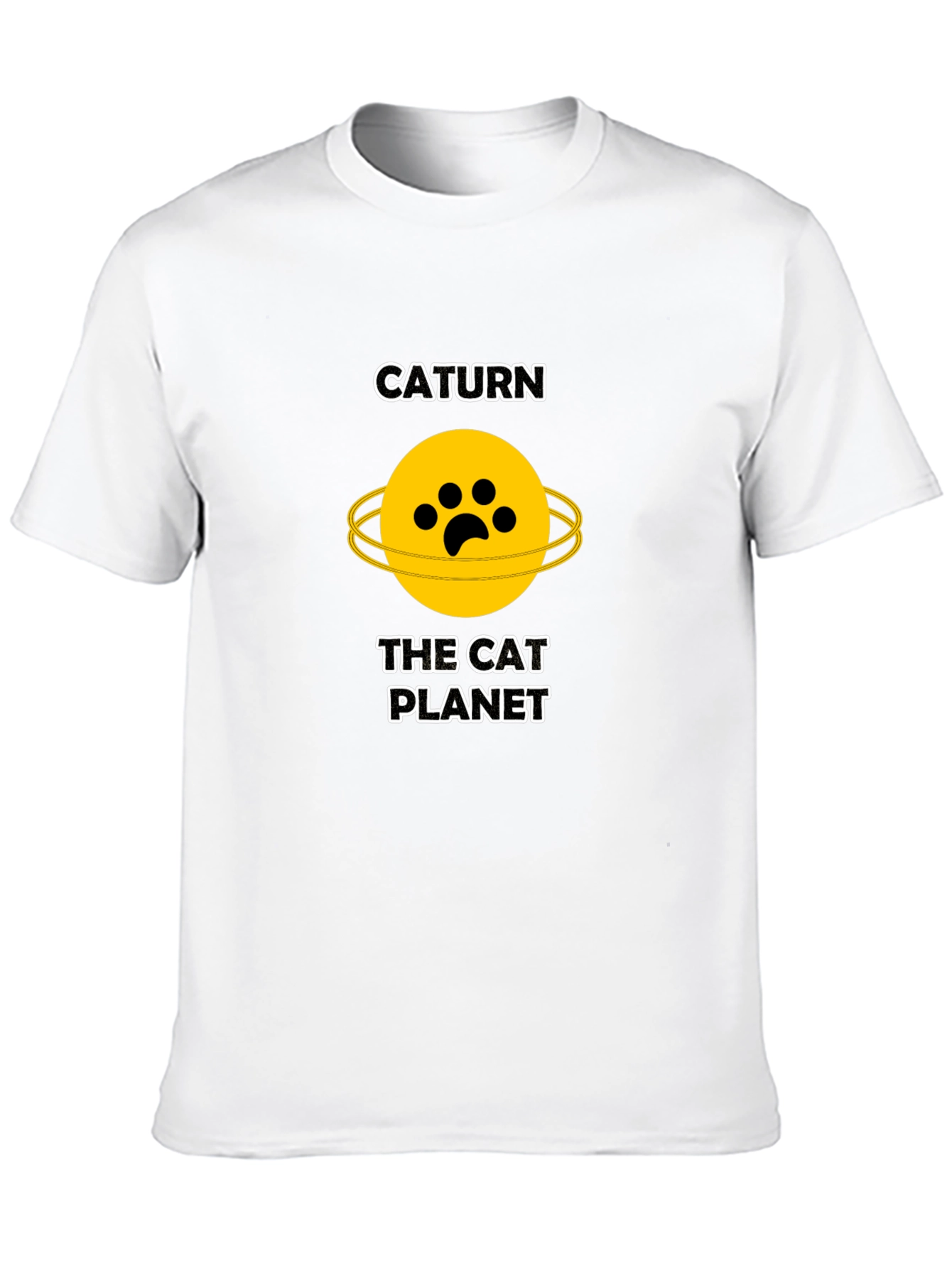 Caturn T-Shirt - The Cat Planet Graphic Tee