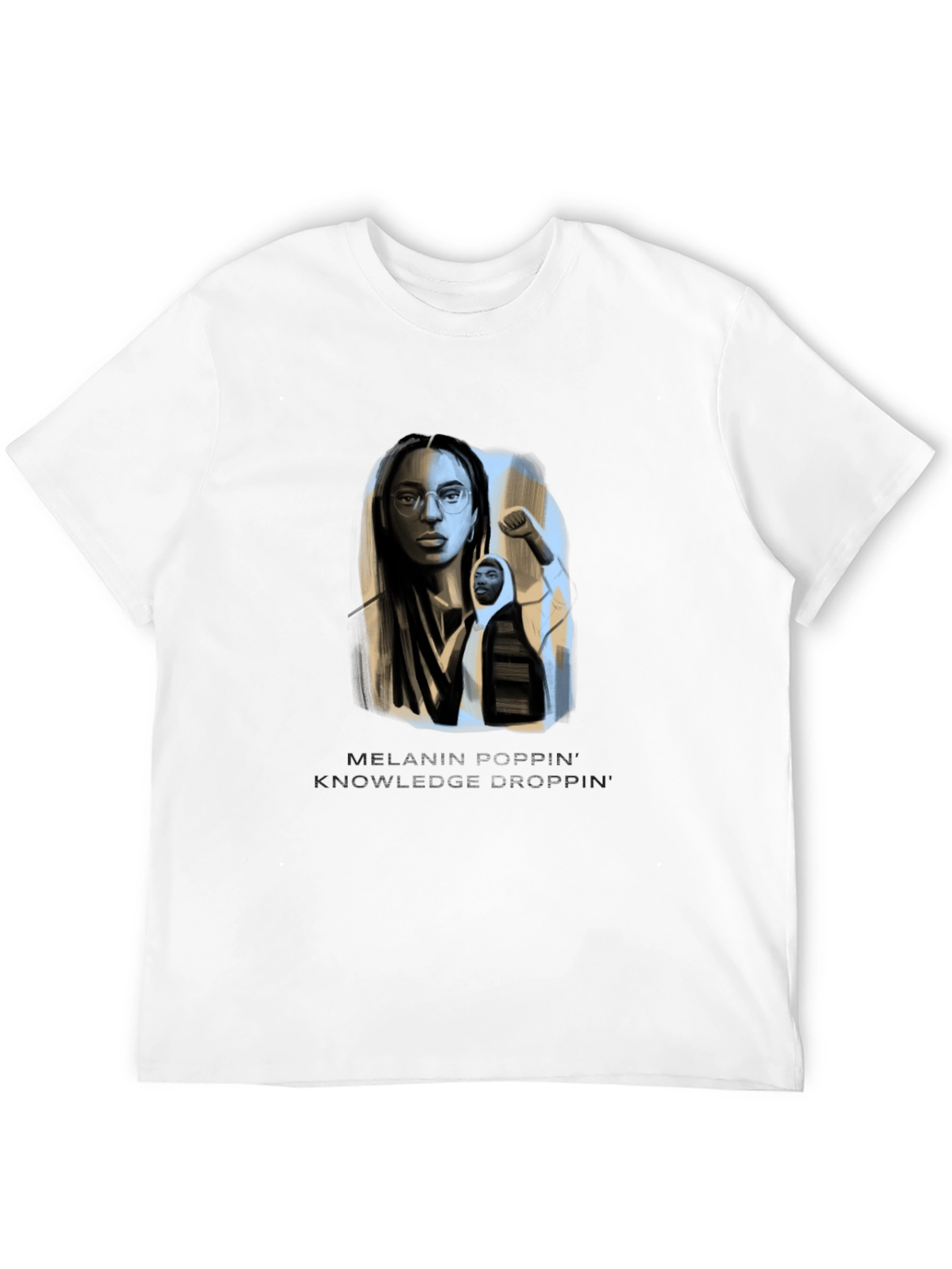 Melanin Poppin Knowledge Drop T-Shirt