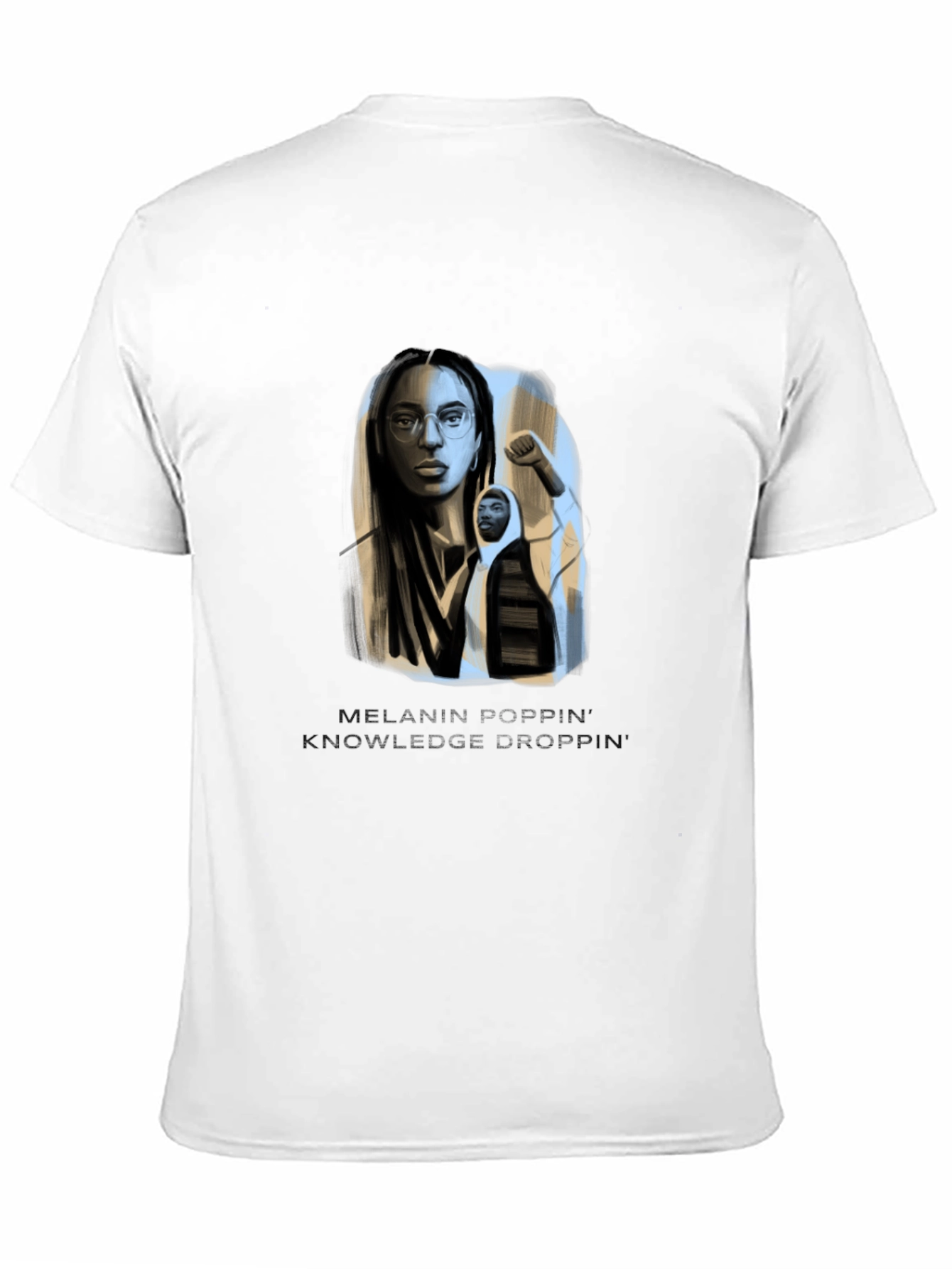 Melanin Poppin Knowledge Drop T-Shirt