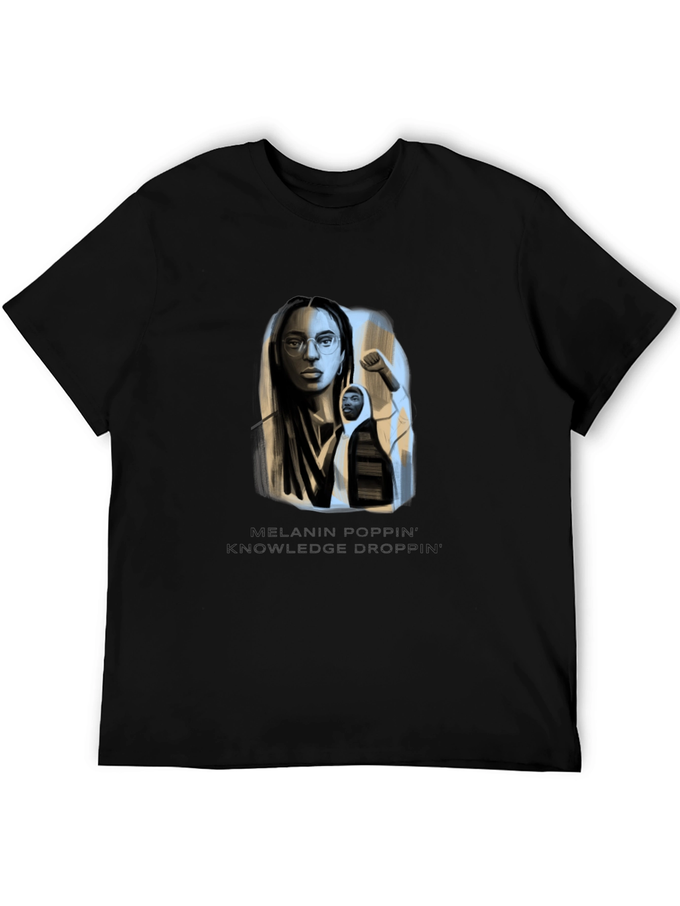 Melanin Poppin Knowledge Drop T-Shirt
