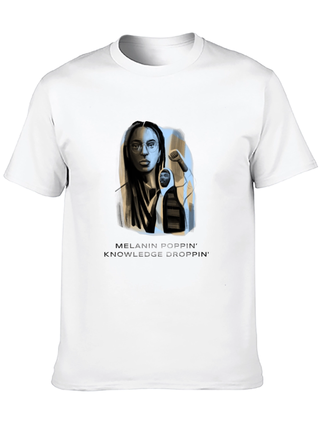 Melanin Poppin Knowledge Drop T-Shirt