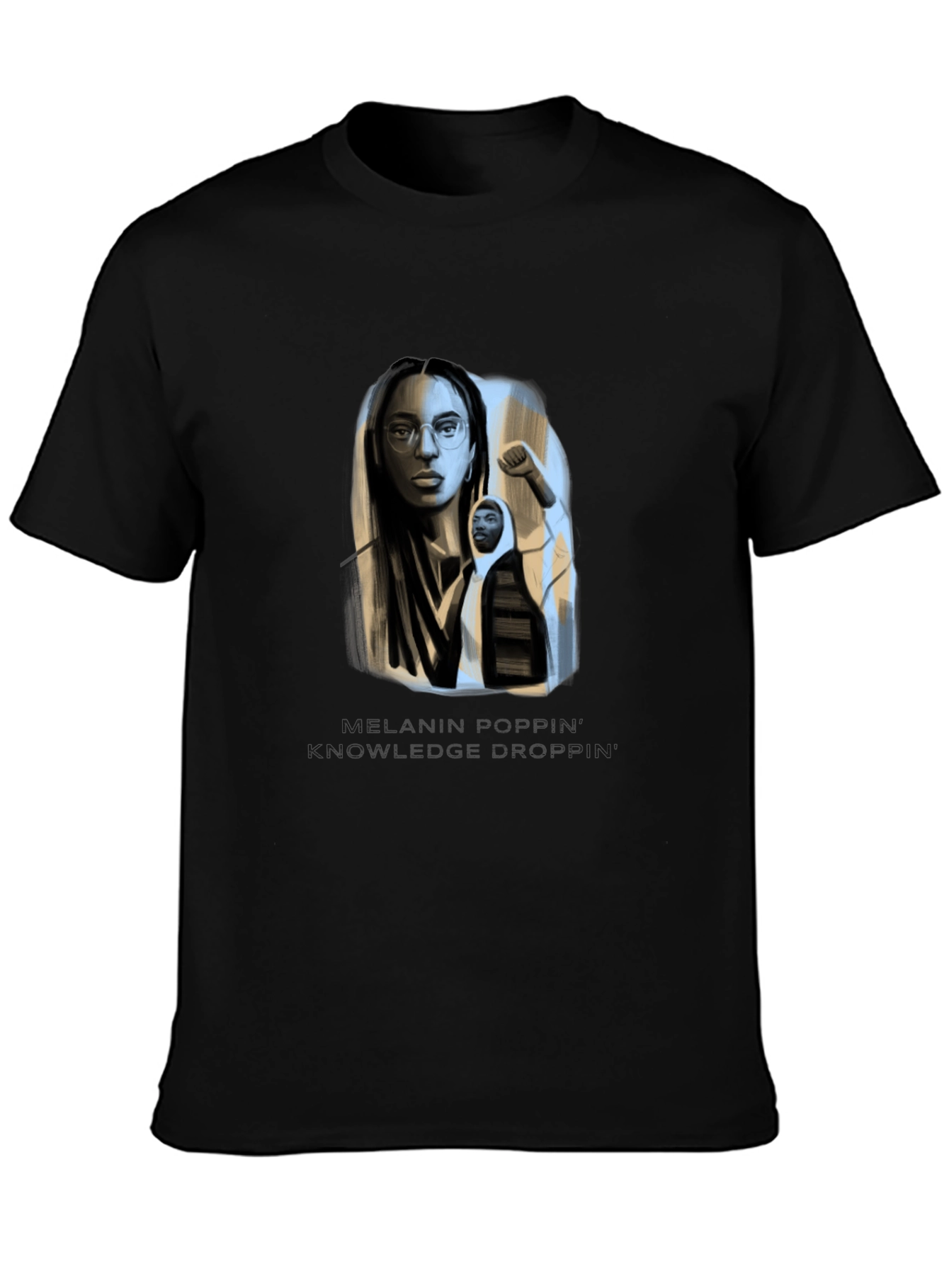 Melanin Poppin Knowledge Drop T-Shirt