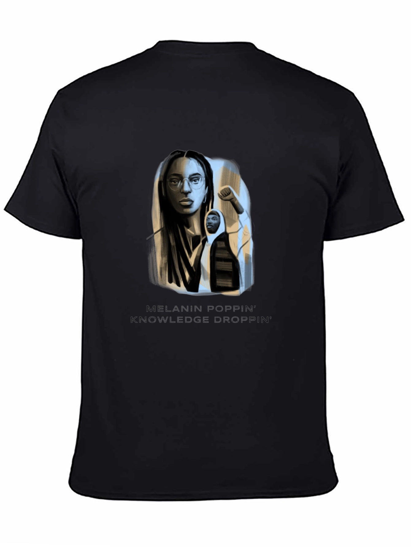 Melanin Poppin Knowledge Drop T-Shirt